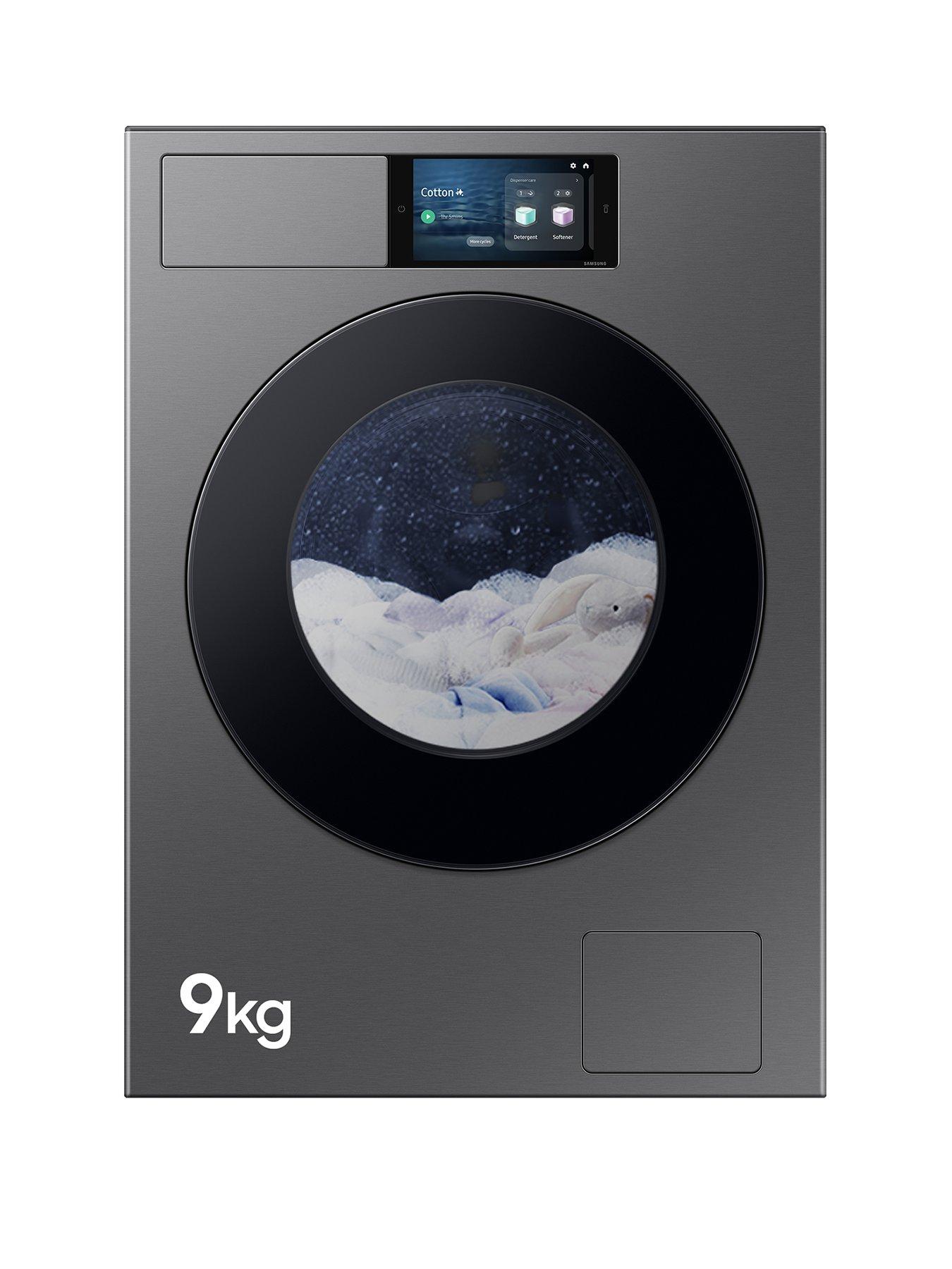 samsung-series-9-ai-home-wf90f09c4su1-9kg-load-1400rpm-spin-smart-washing-machine-dark-silver