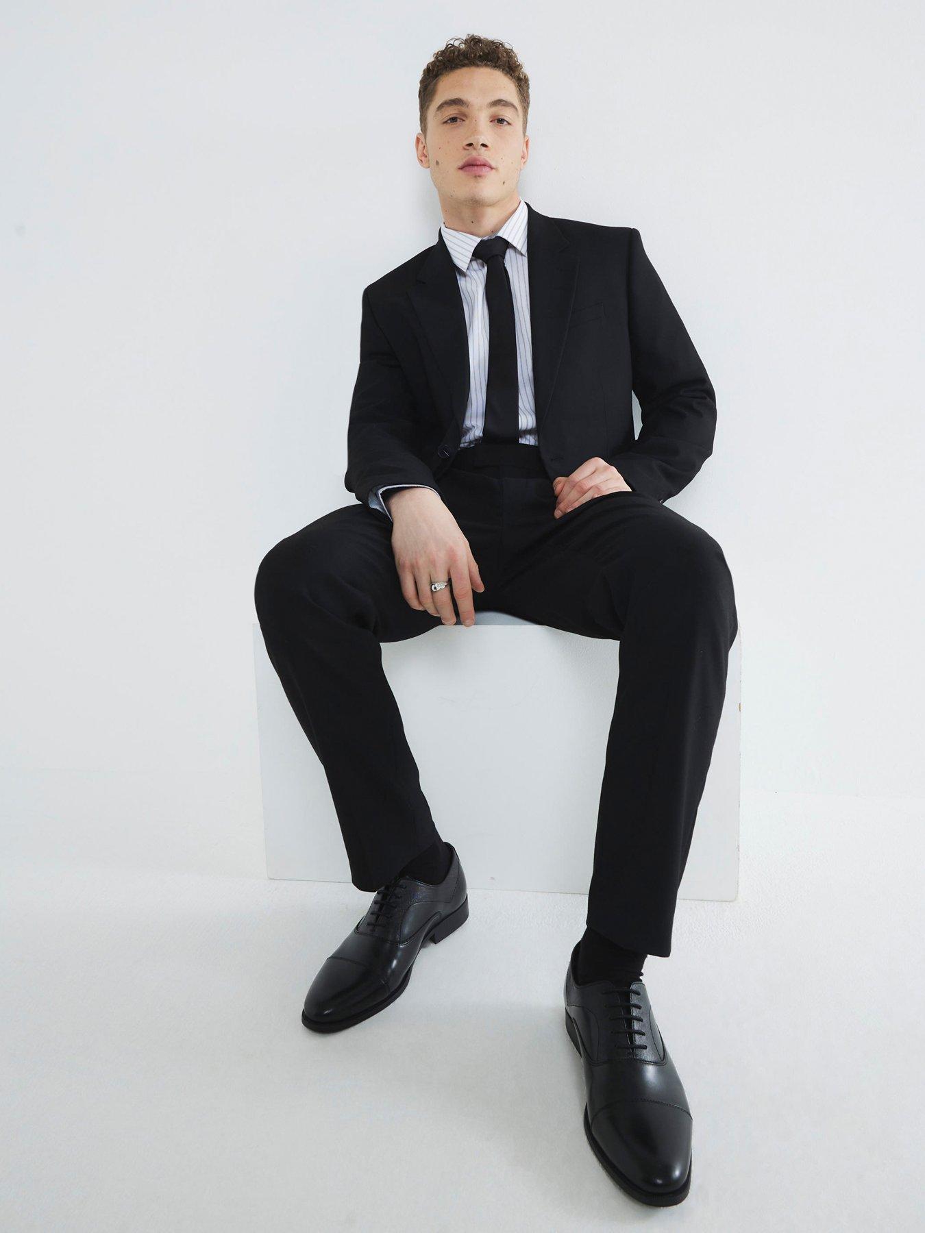 undefined Tailored Kez Suit Trousers - Black