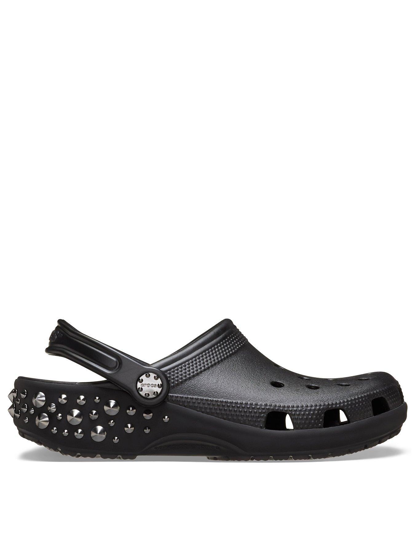 Image 1 of 6 of Crocs Classic Studded Clog - Black