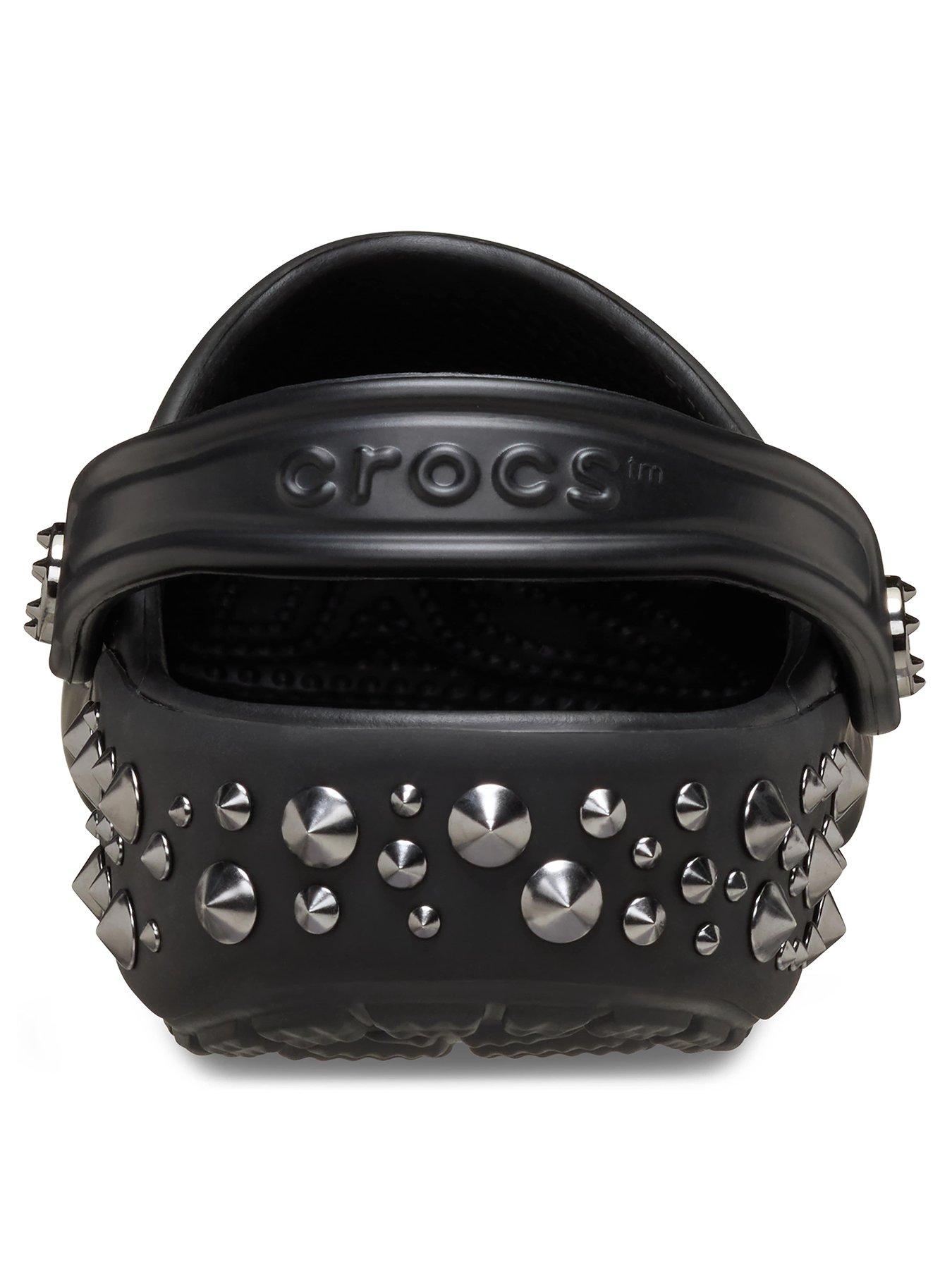 Image 3 of 6 of Crocs Classic Studded Clog - Black