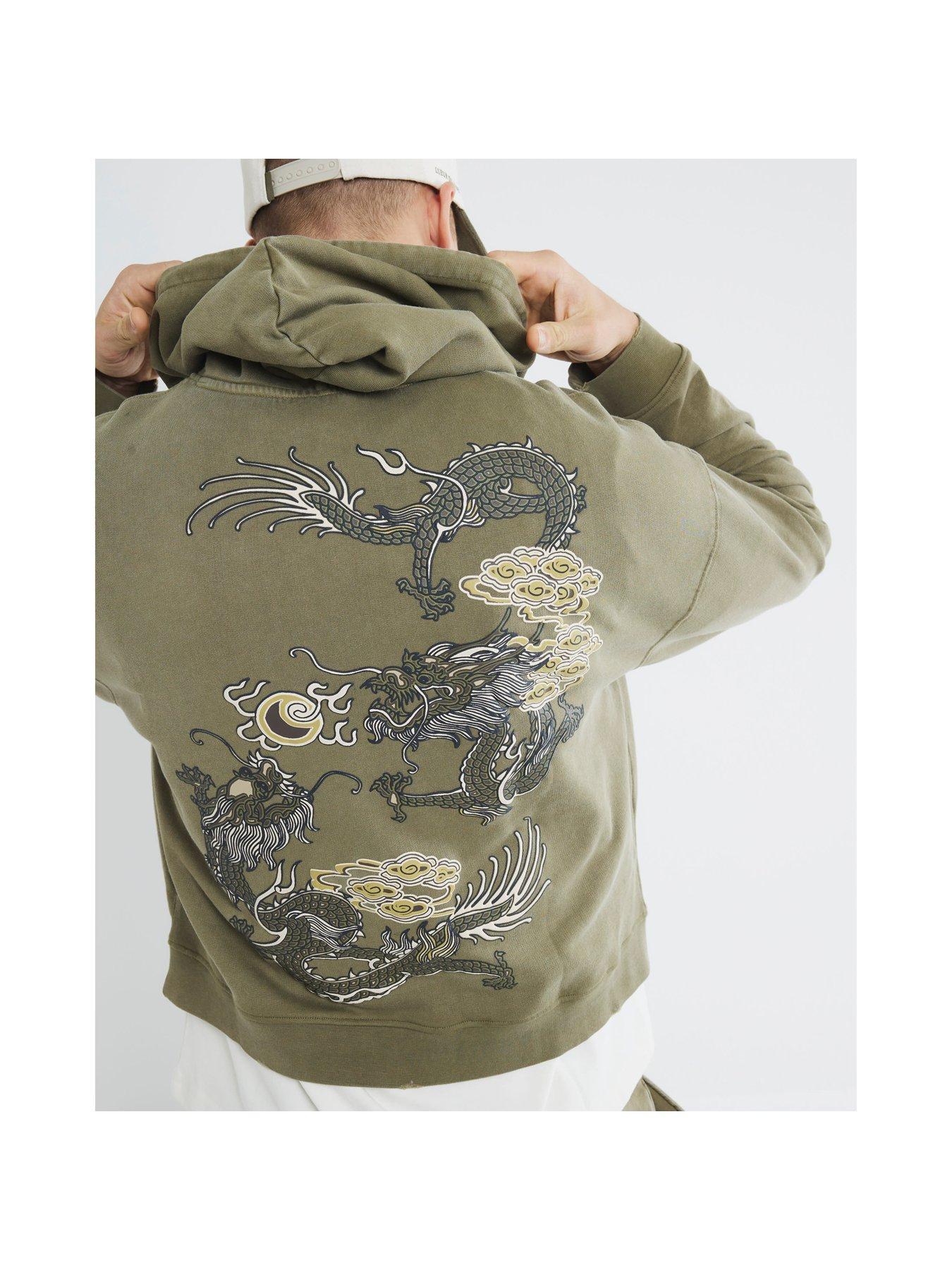 river-island-loopback-graphic-print-hoodie-khakistillFront