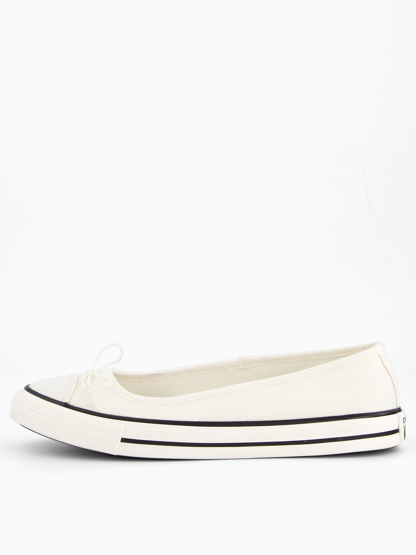 Converse Girls Dainty Ballerina Slip - White/Ecru