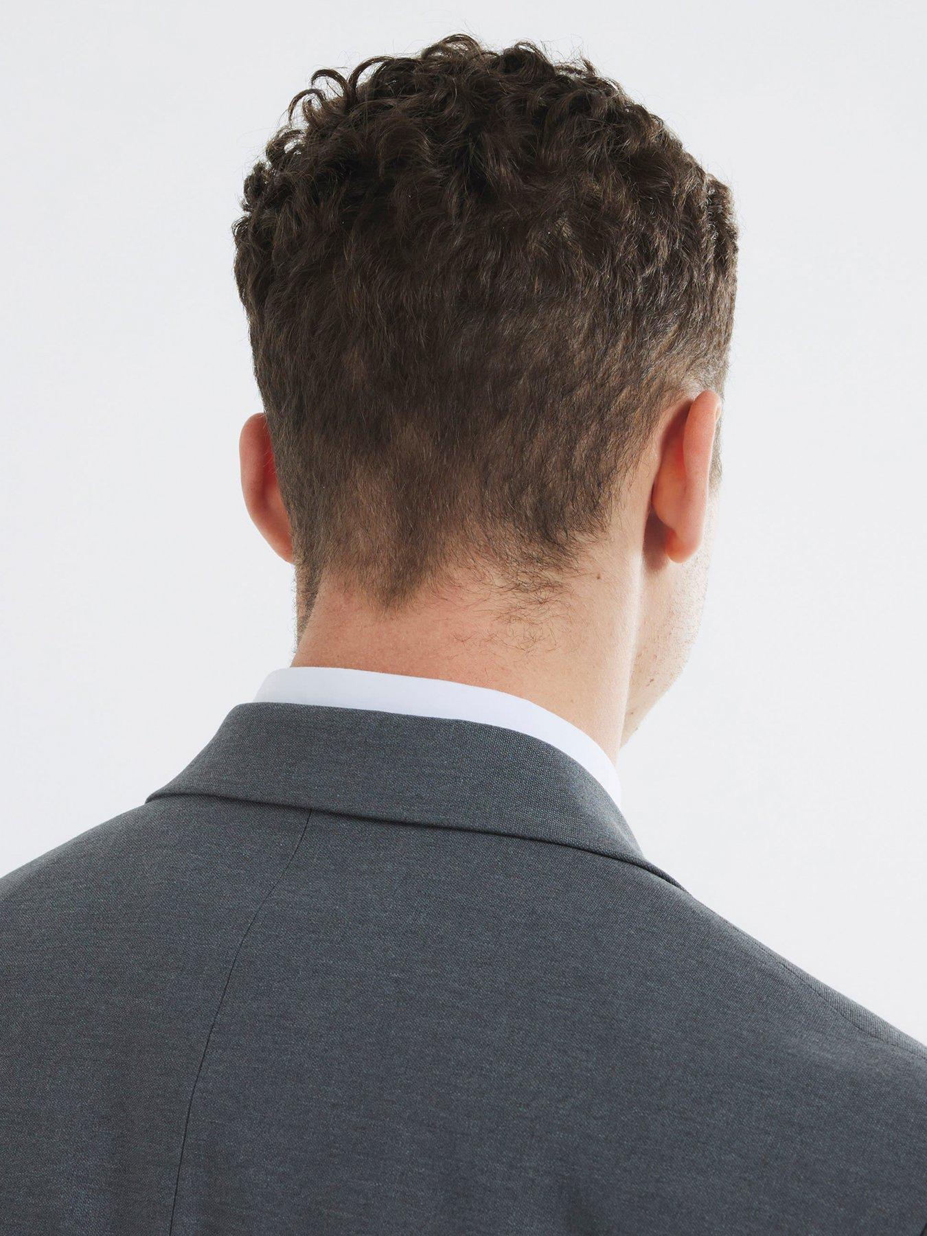 Image 4 of 4 of River Island Tailored Kez Suit Jacket - Grey