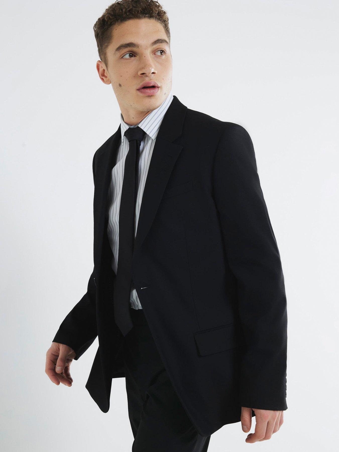 River Island Tailored Kez Suit Jacket - Black