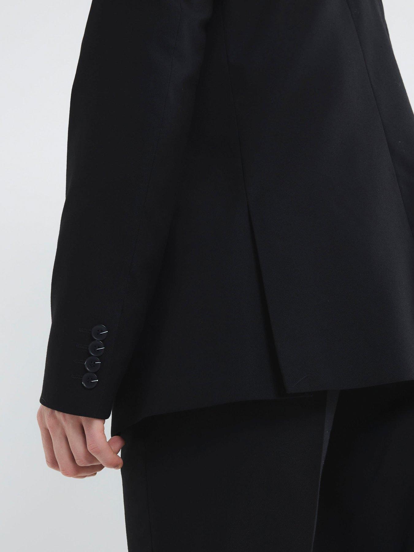 Image 4 of 4 of River Island Tailored Kez Suit Jacket - Black