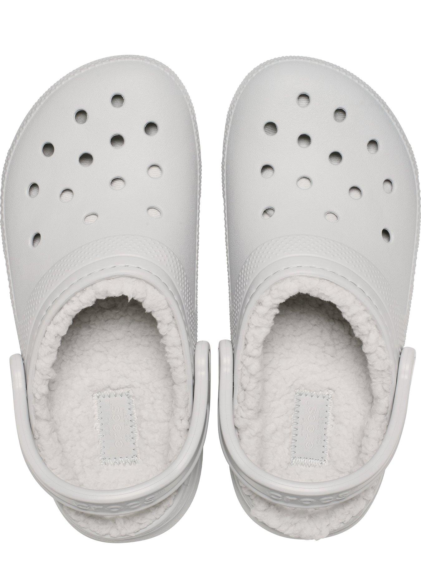 Image 4 of 6 of Crocs Classic Lined Clog - Grey