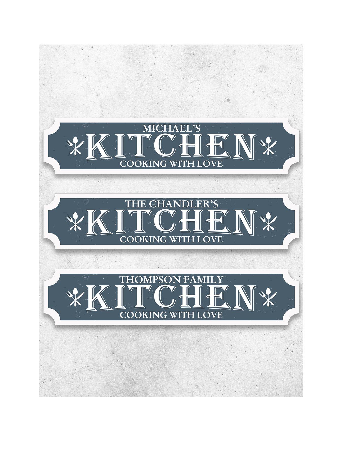 undefined Personalised Kitchen Sign