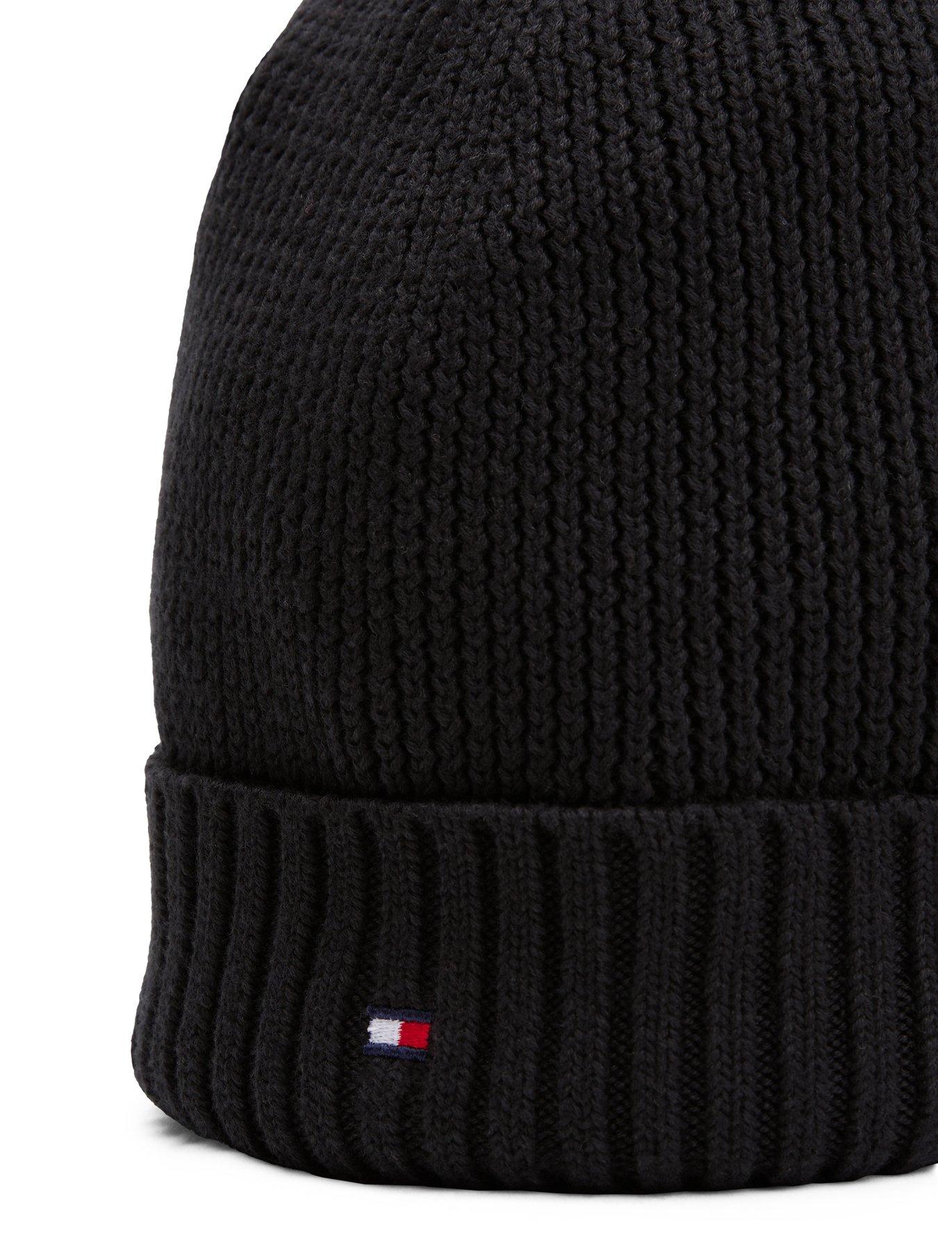 Image 3 of 4 of Tommy Hilfiger Kids Th Essential Beanie - Black