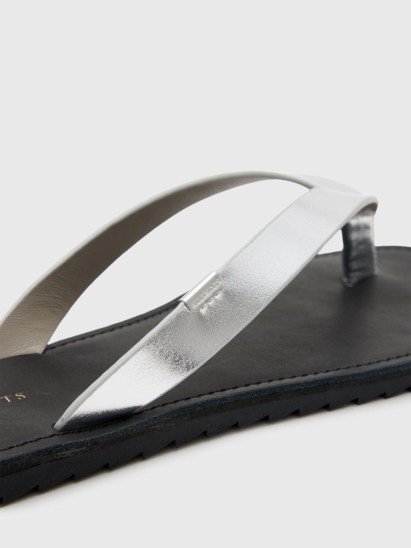Image 5 of 6 of AllSaints Sydney Sandal - Silver