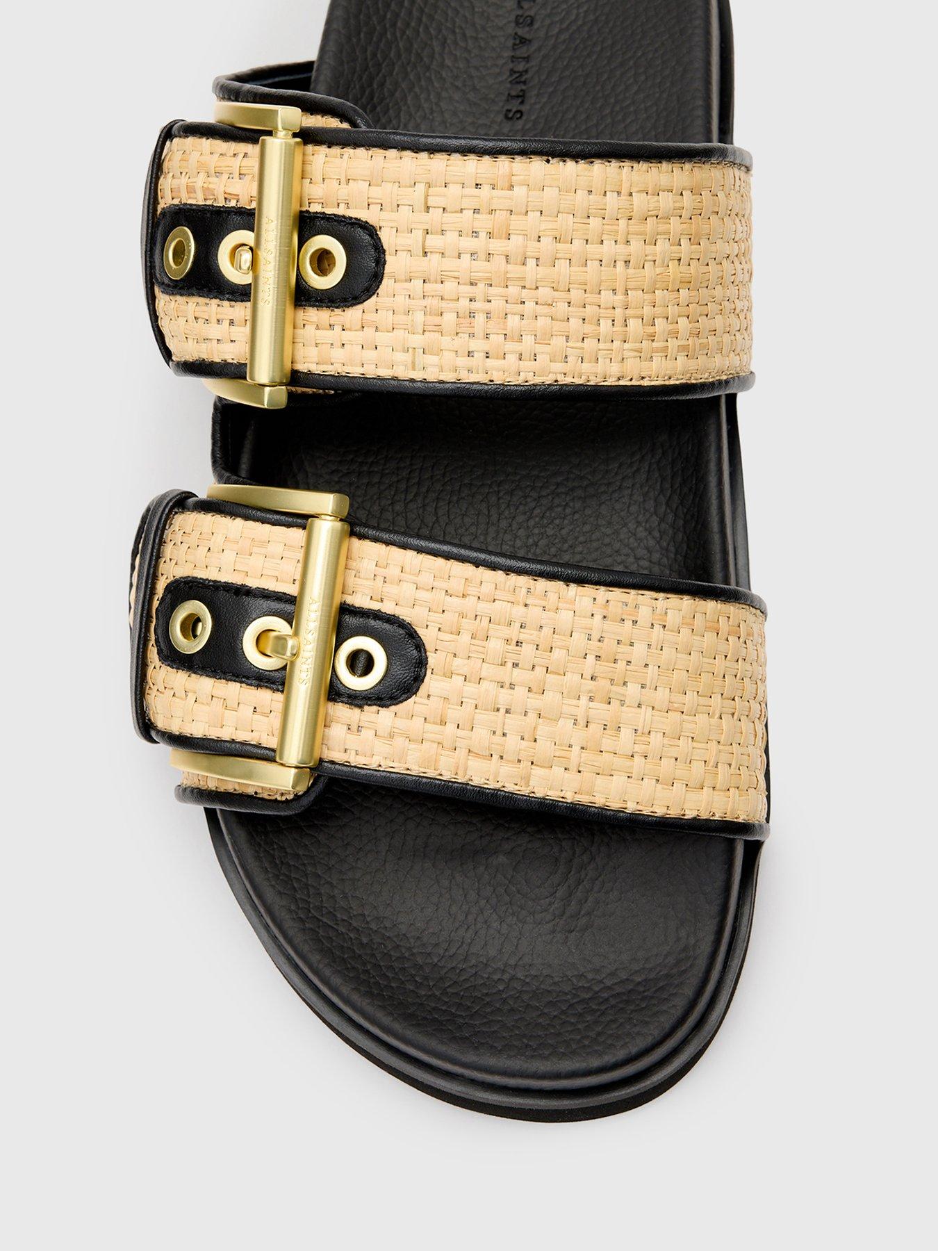 allsaints-sian-raffia-sandals-light-brownoutfit
