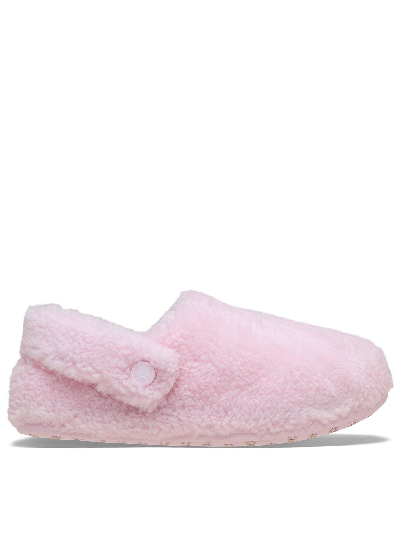 Image 1 of 6 of Crocs Classic Cozzzy Slipper - Pink