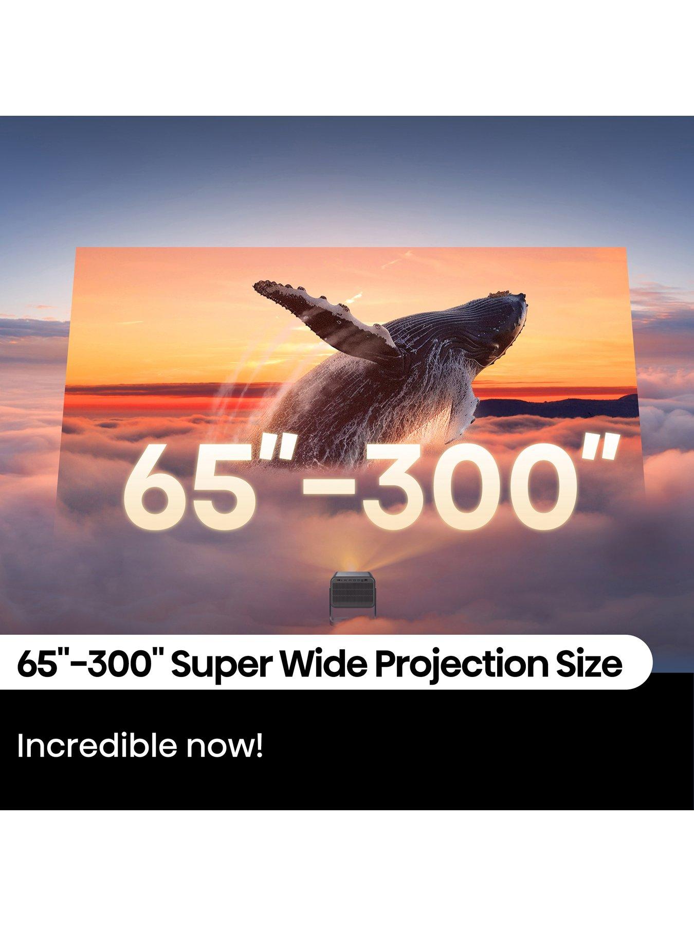 Image 3 of 8 of Hisense Hisense C2TUK 4k TriChroma Smart Mini Projector