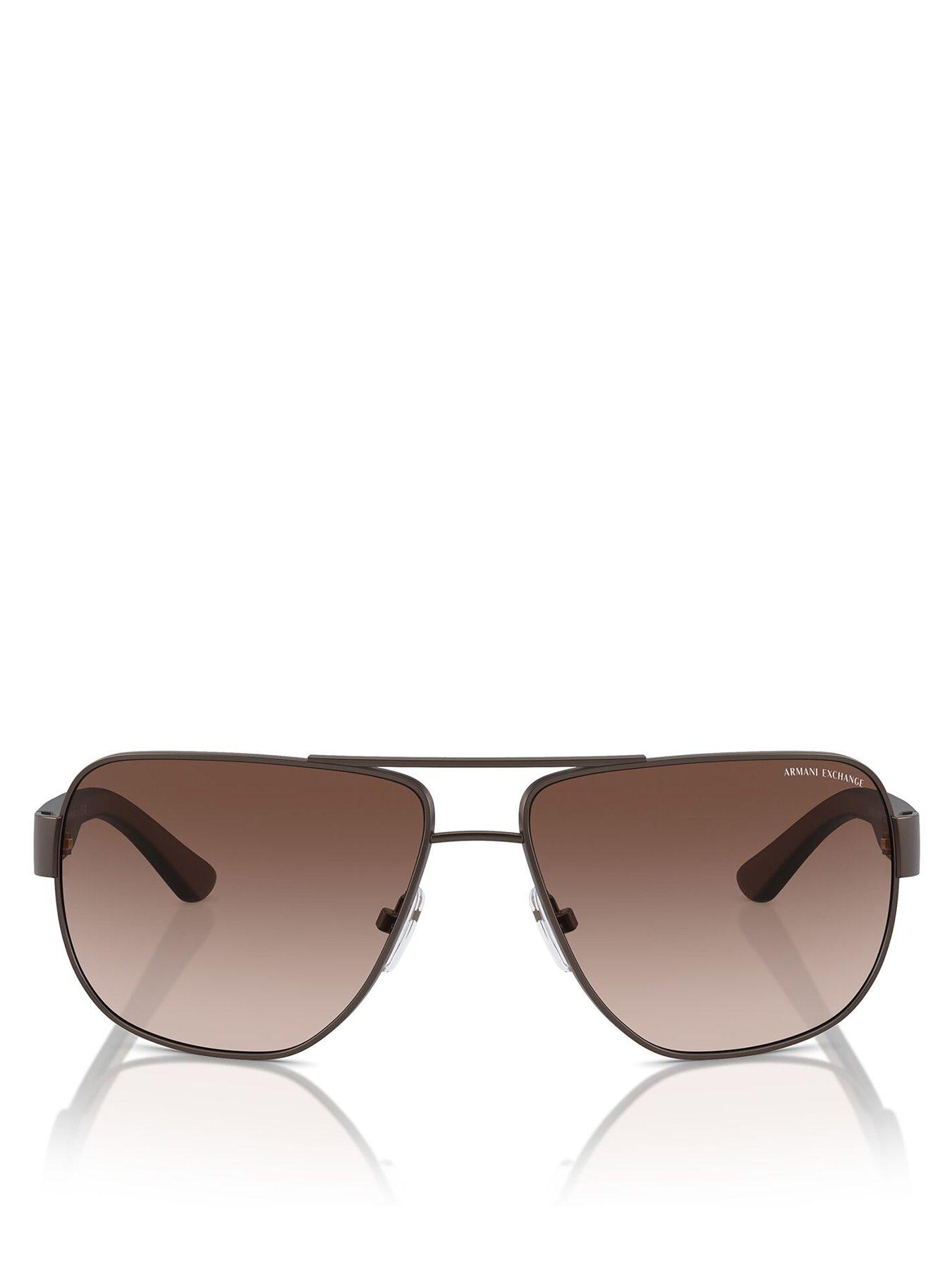armani-exchange-0ax2012s-pilot-sunglasses--brownoutfit