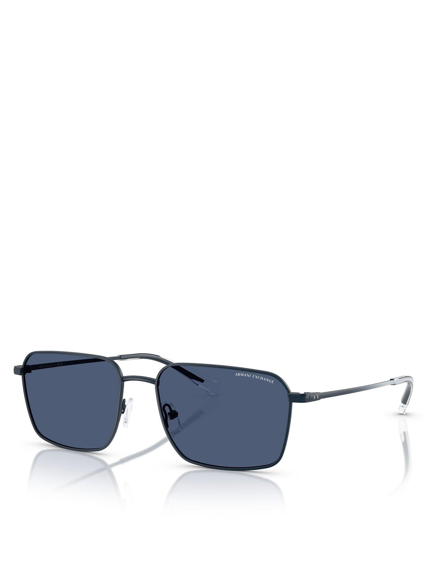 armani-exchange-rectangle-sunglasses-navy