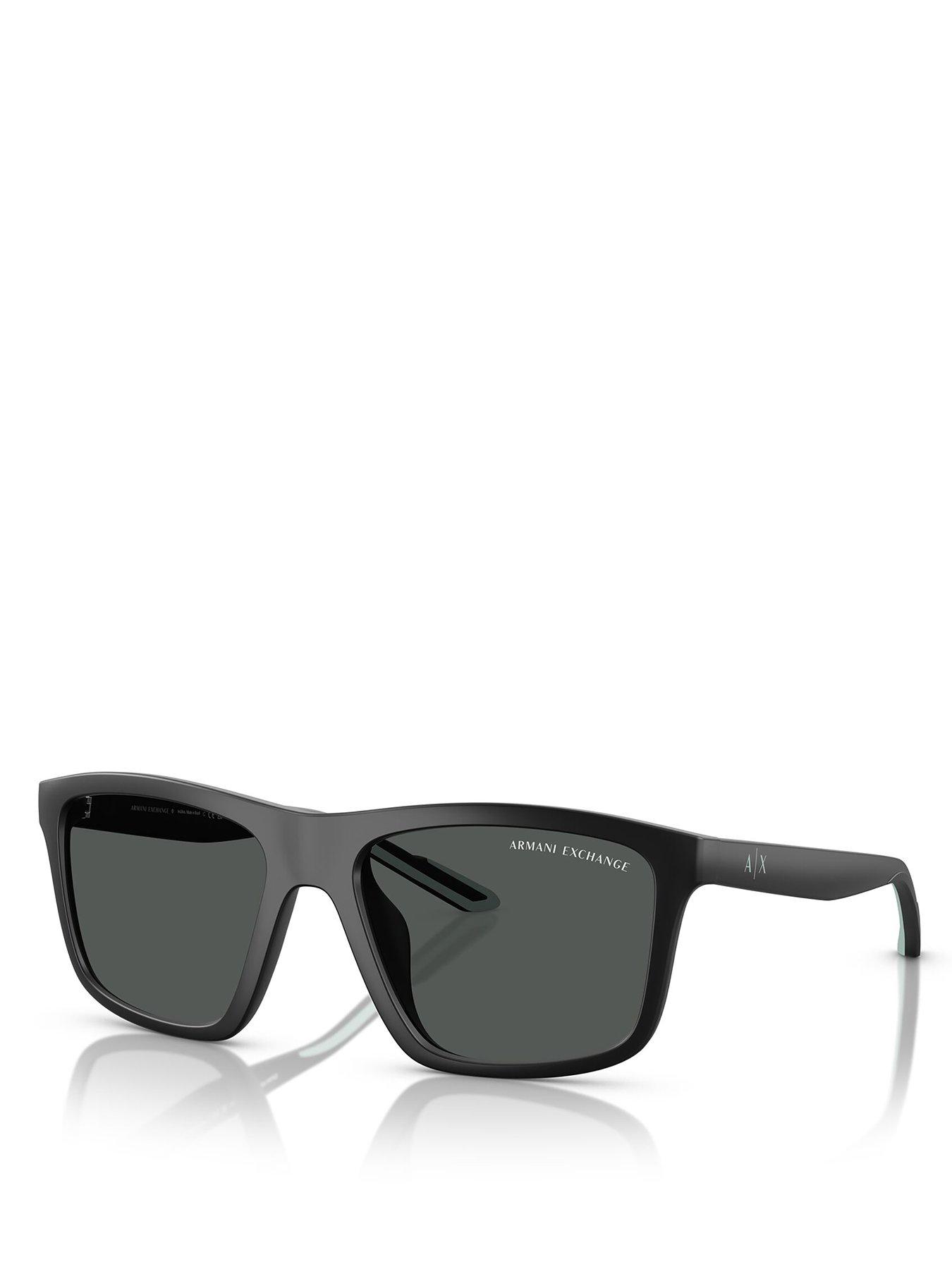 Armani Exchange 0Ax4149Su Square Sunglasses- Black