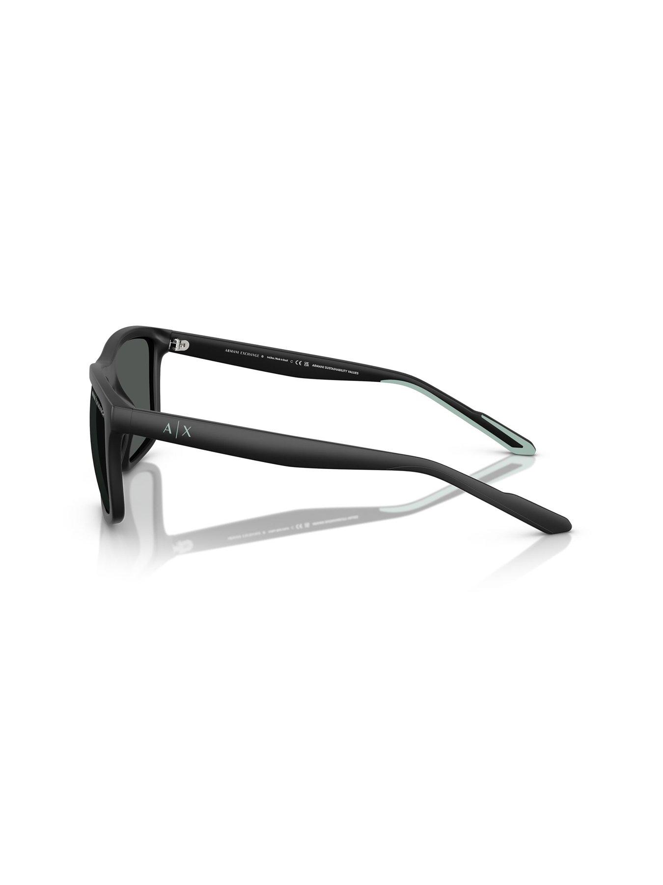 Image 2 of 4 of Armani Exchange 0Ax4149Su Square Sunglasses- Black