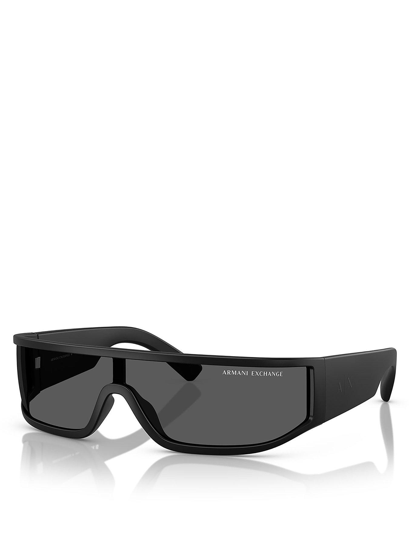 Armani Exchange 0Ax4153Su Irregular Sunglasses- Black