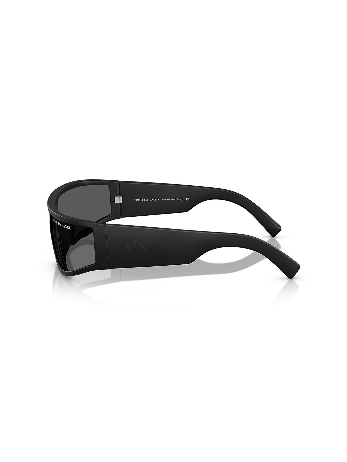 Image 2 of 4 of Armani Exchange 0Ax4153Su Irregular Sunglasses- Black