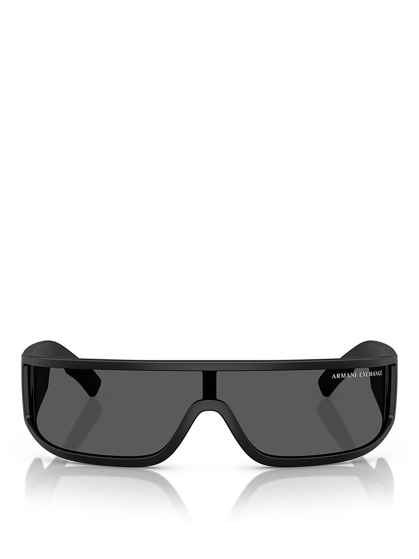 Image 3 of 4 of Armani Exchange 0Ax4153Su Irregular Sunglasses- Black