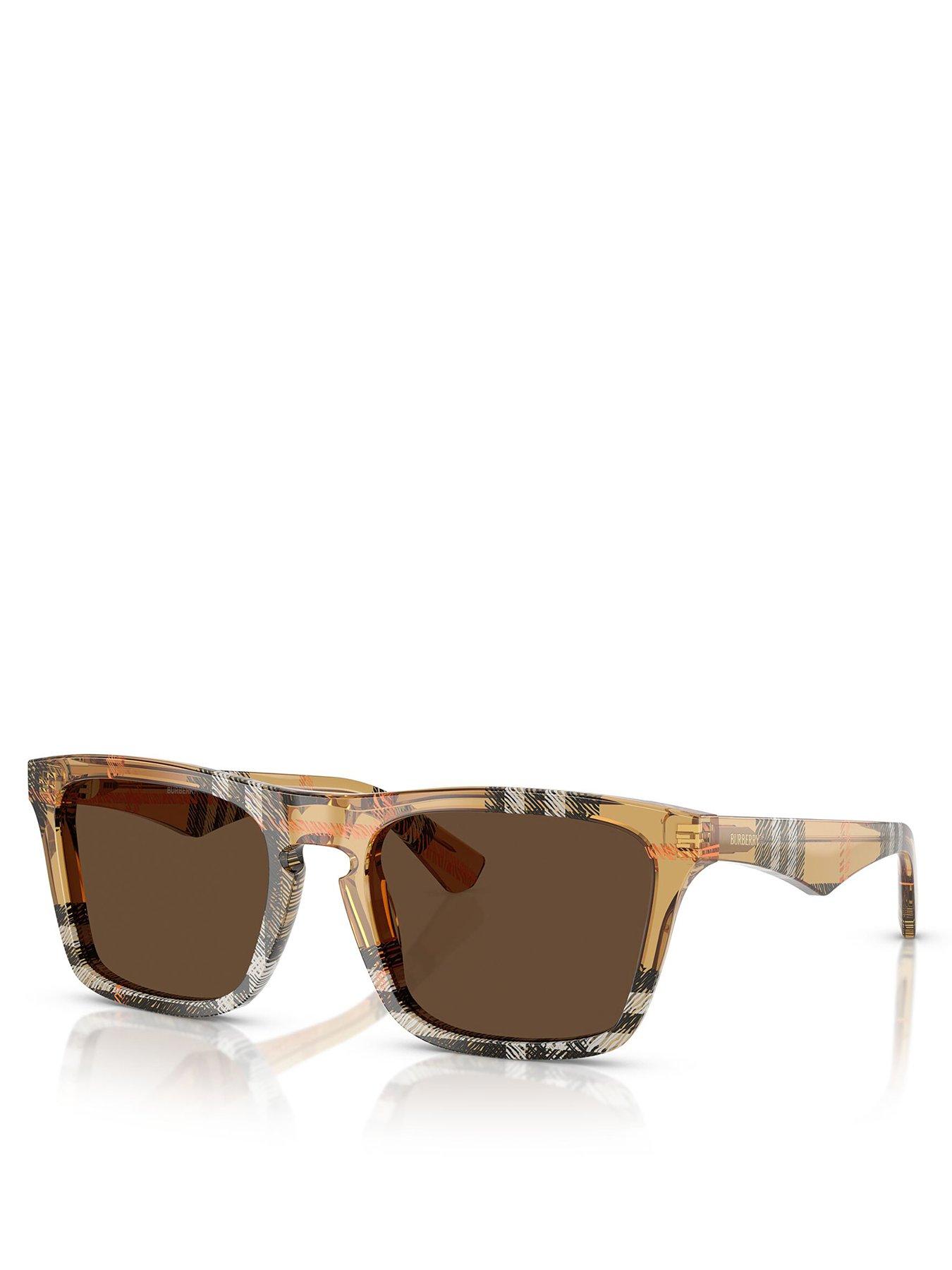 Burberry 0BE4434 Square Sunglasses - Tan