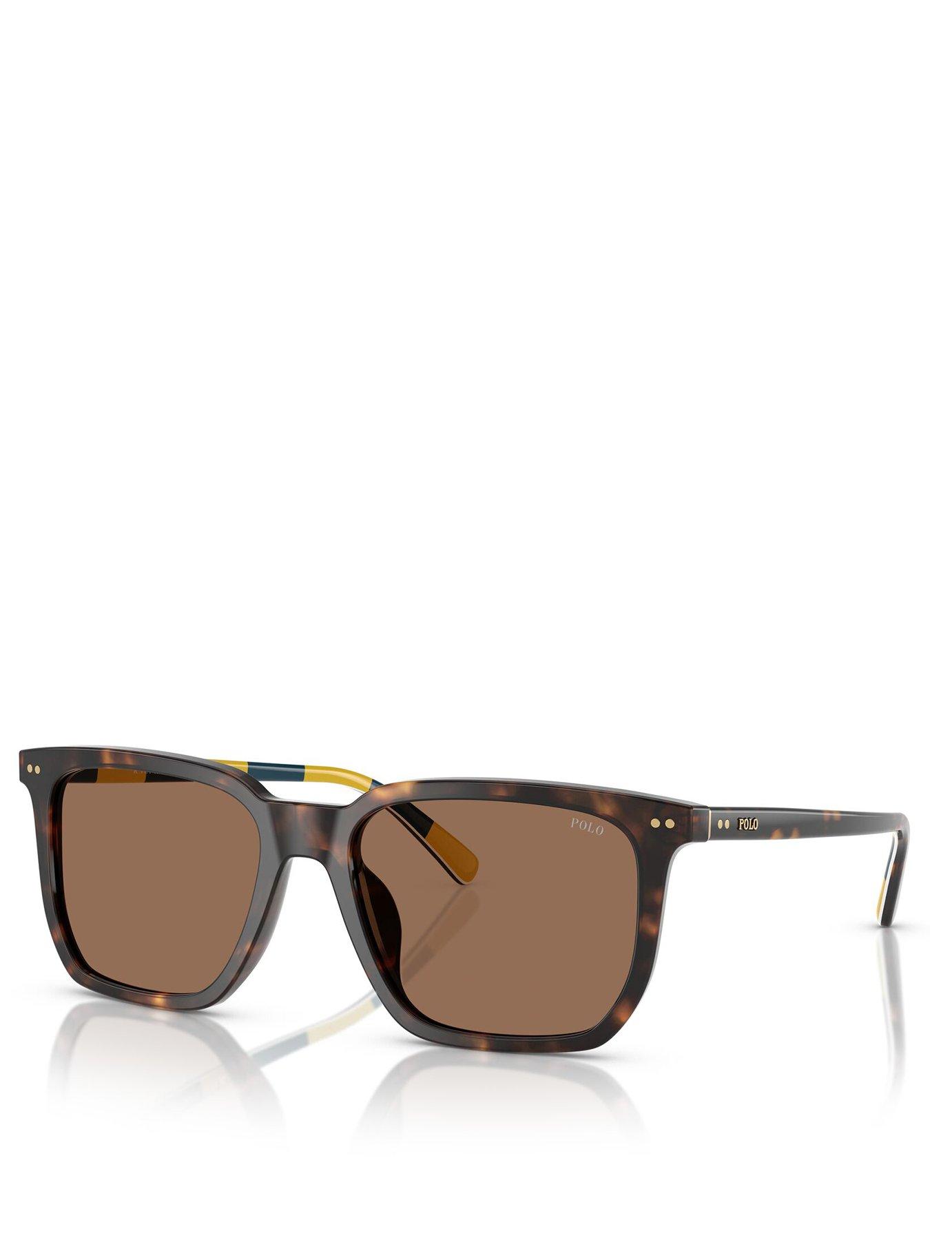 Polo Ralph Lauren 0Ph4224U Rectangle Sunglasses- Tortoise