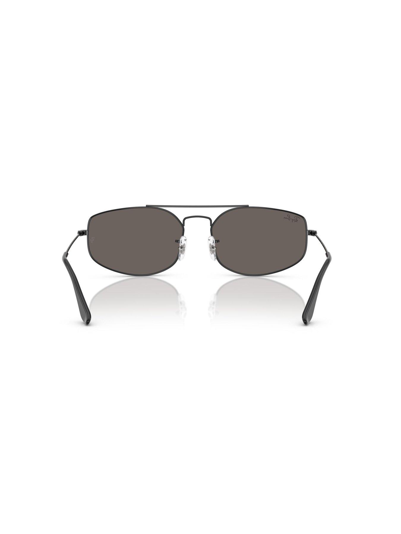 Image 4 of 4 of Ray-Ban Explorer 5 Irregular Sunglasses- Black
