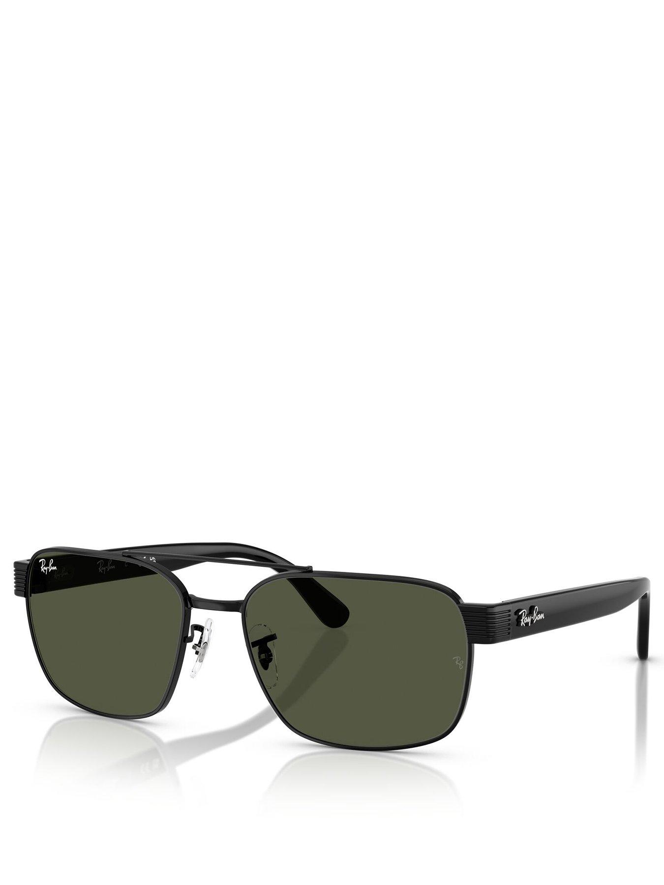 Image 1 of 4 of Ray-Ban 0Rb3751 Square Sunglasses- Black