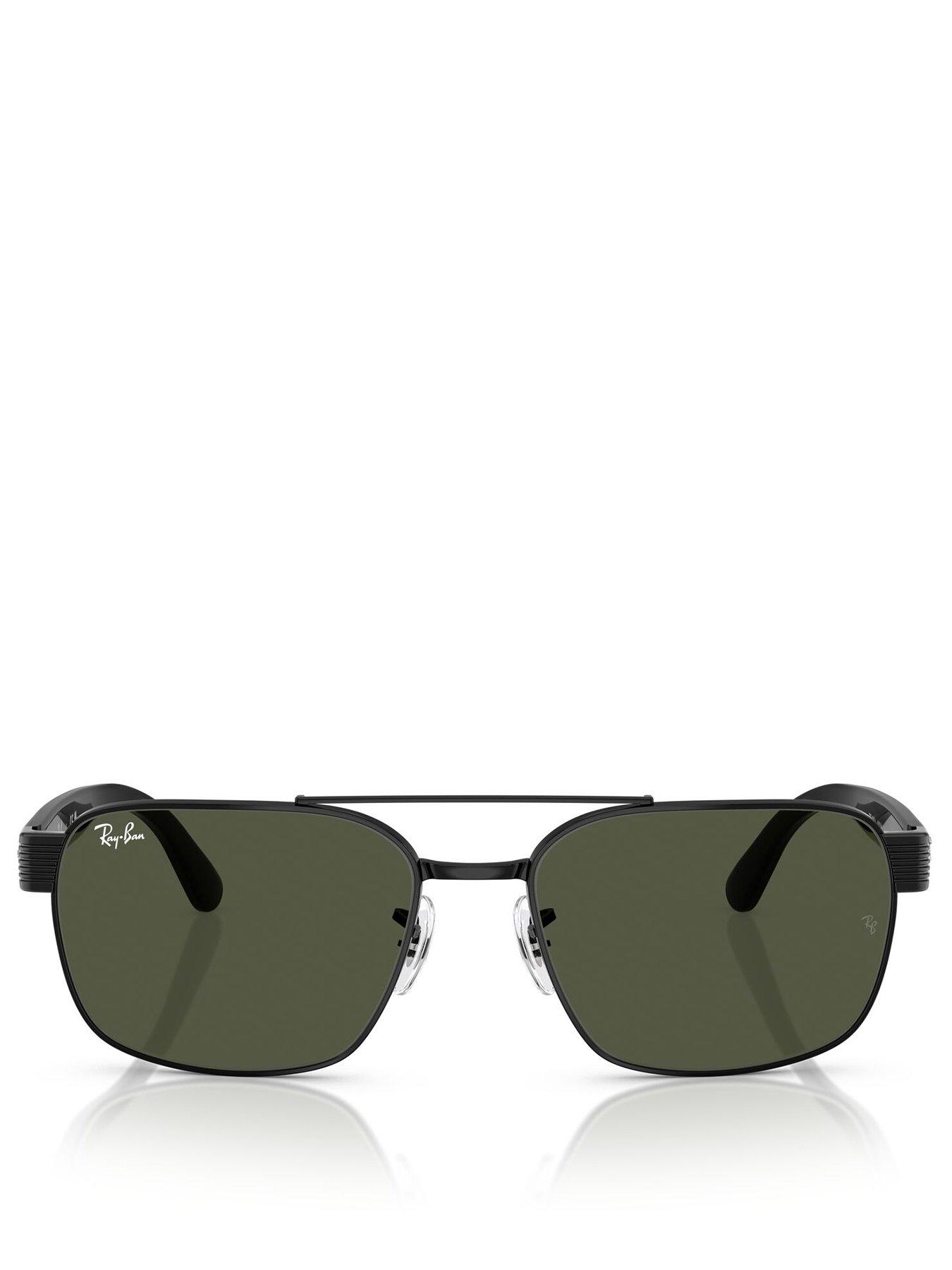Image 3 of 4 of Ray-Ban 0Rb3751 Square Sunglasses- Black