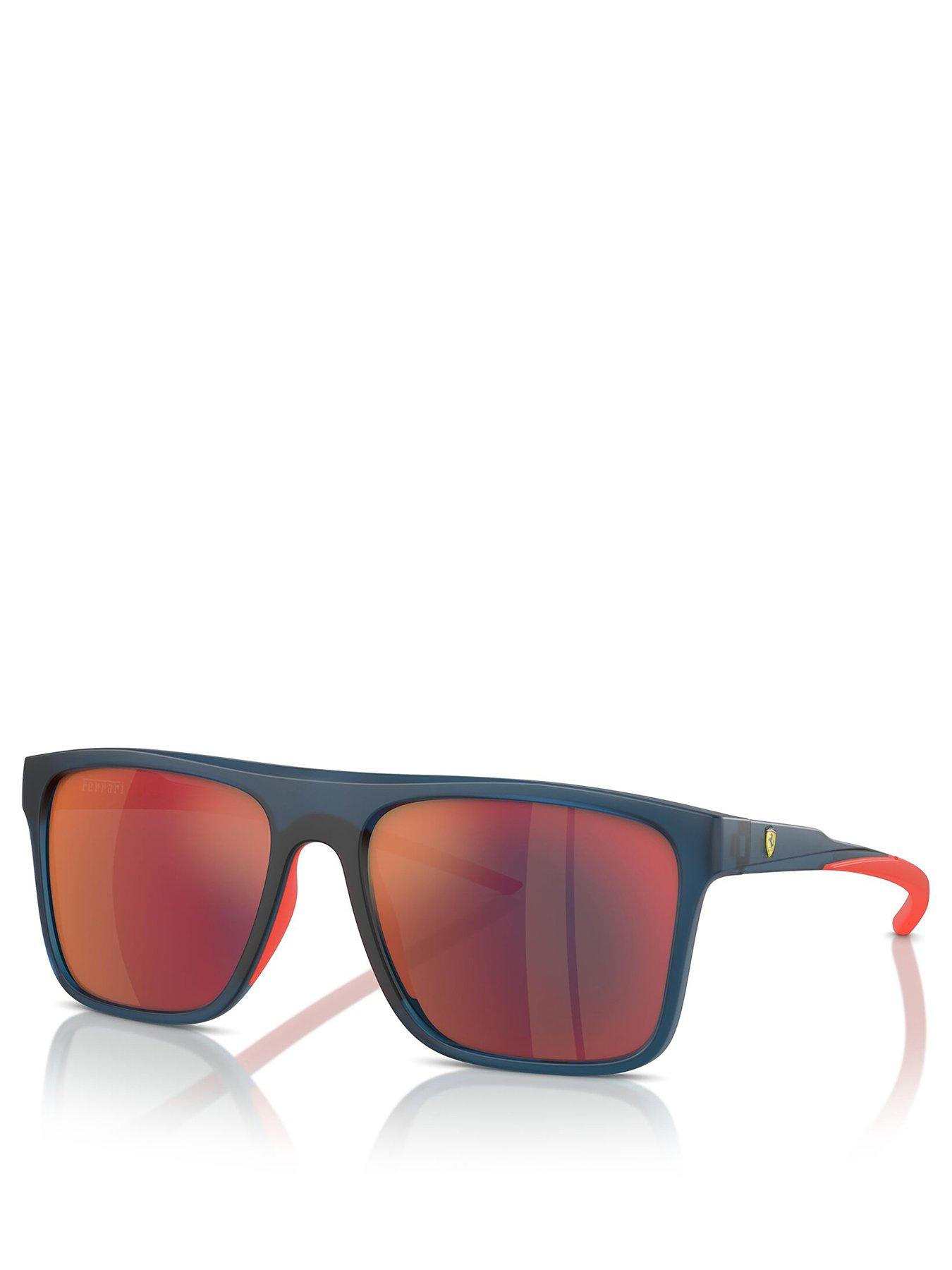 ferrari-scuderia-0fz6006-square-sunglasses--navyred