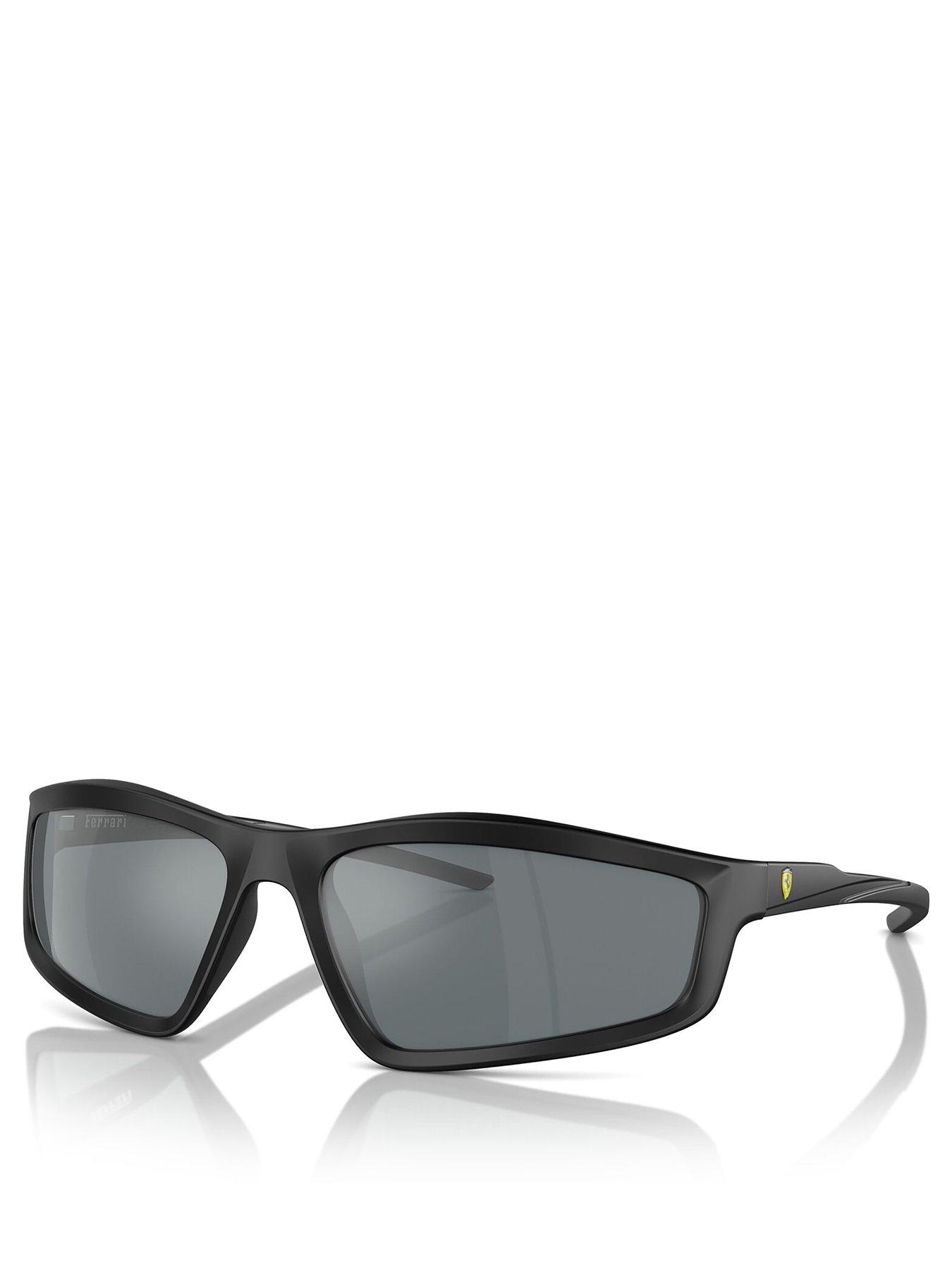 Ferrari Scuderia 0Fz6007U Irregular Sunglasses- Black