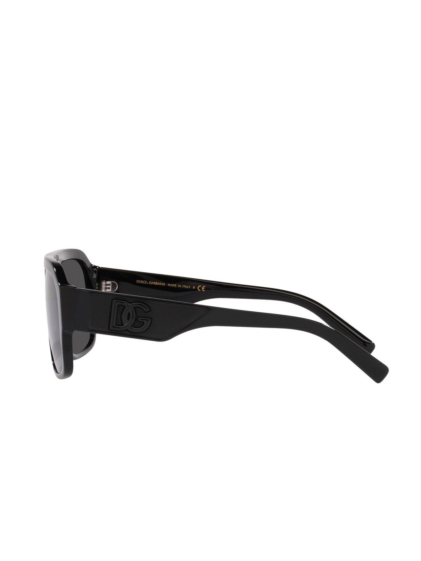 Image 2 of 4 of Dolce & Gabbana Pilot Sunglasses - Black