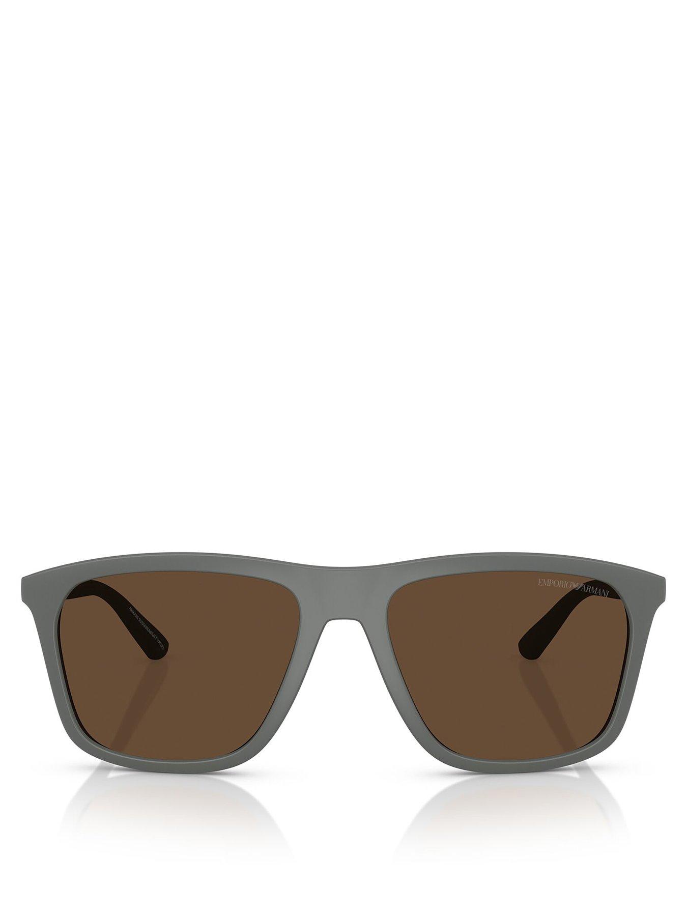 Image 3 of 4 of Emporio Armani 0Ea4237 Square Sunglasses- Grey