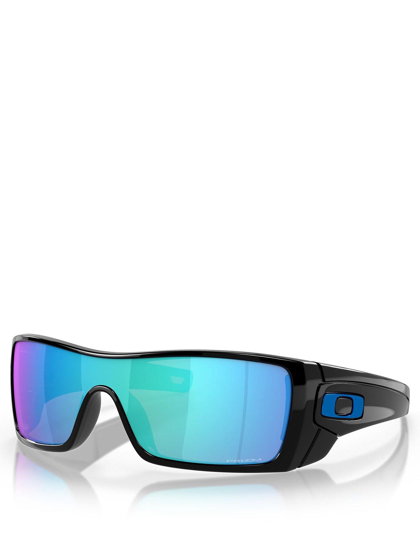 Image 1 of 4 of Oakley Sunglasses Batwolf Rectangle Sunglasses- Black