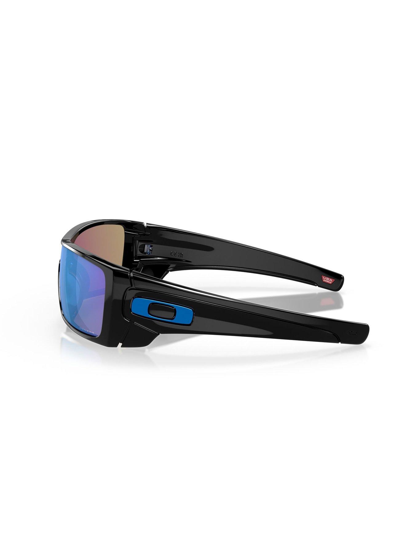 Image 2 of 4 of Oakley Sunglasses Batwolf Rectangle Sunglasses- Black