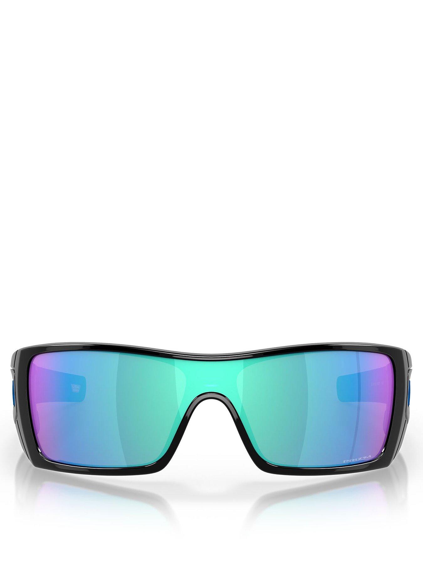 Image 3 of 4 of Oakley Sunglasses Batwolf Rectangle Sunglasses- Black