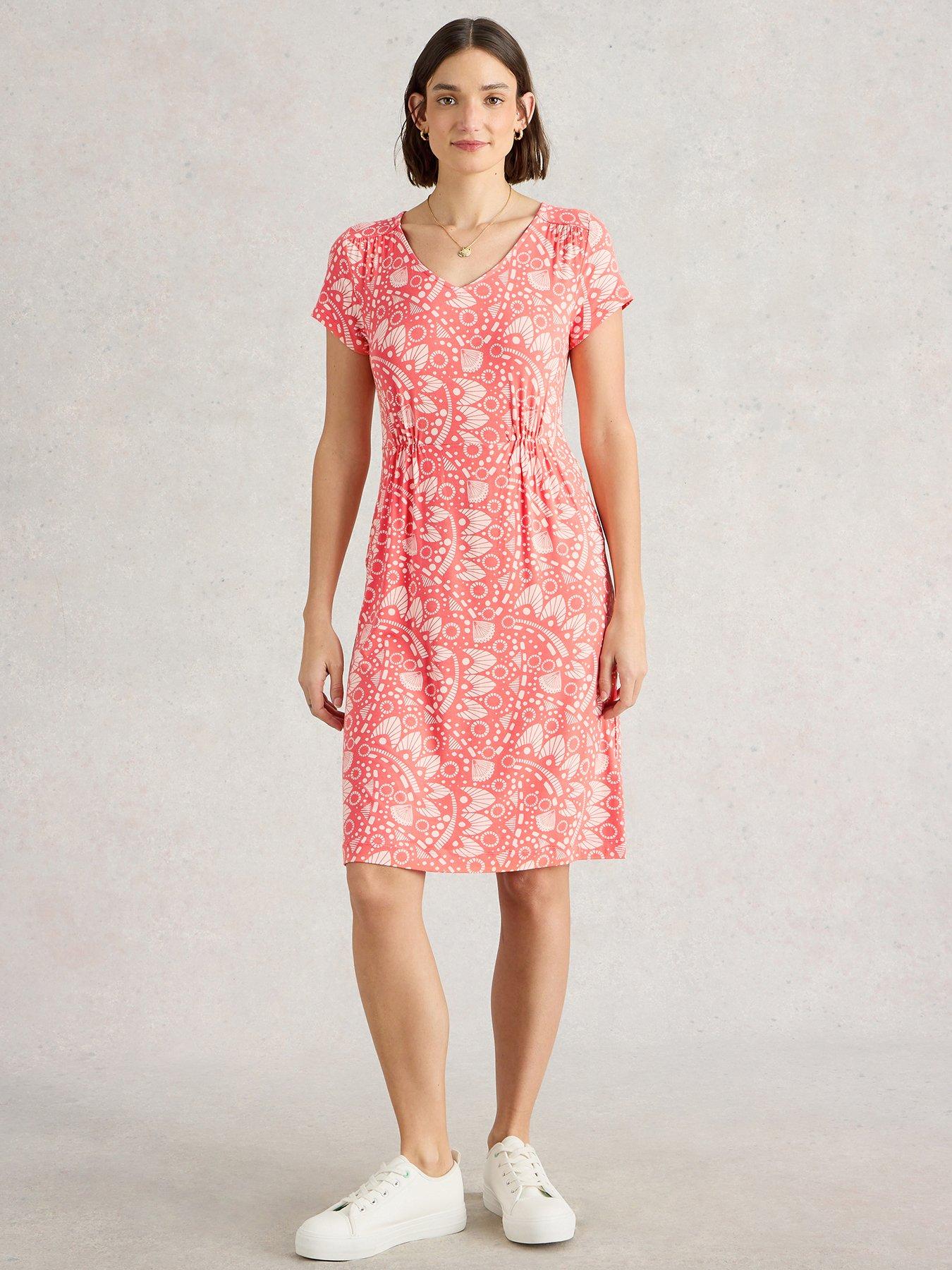 Image of White Stuff Tallie Jersey Dress - Pink