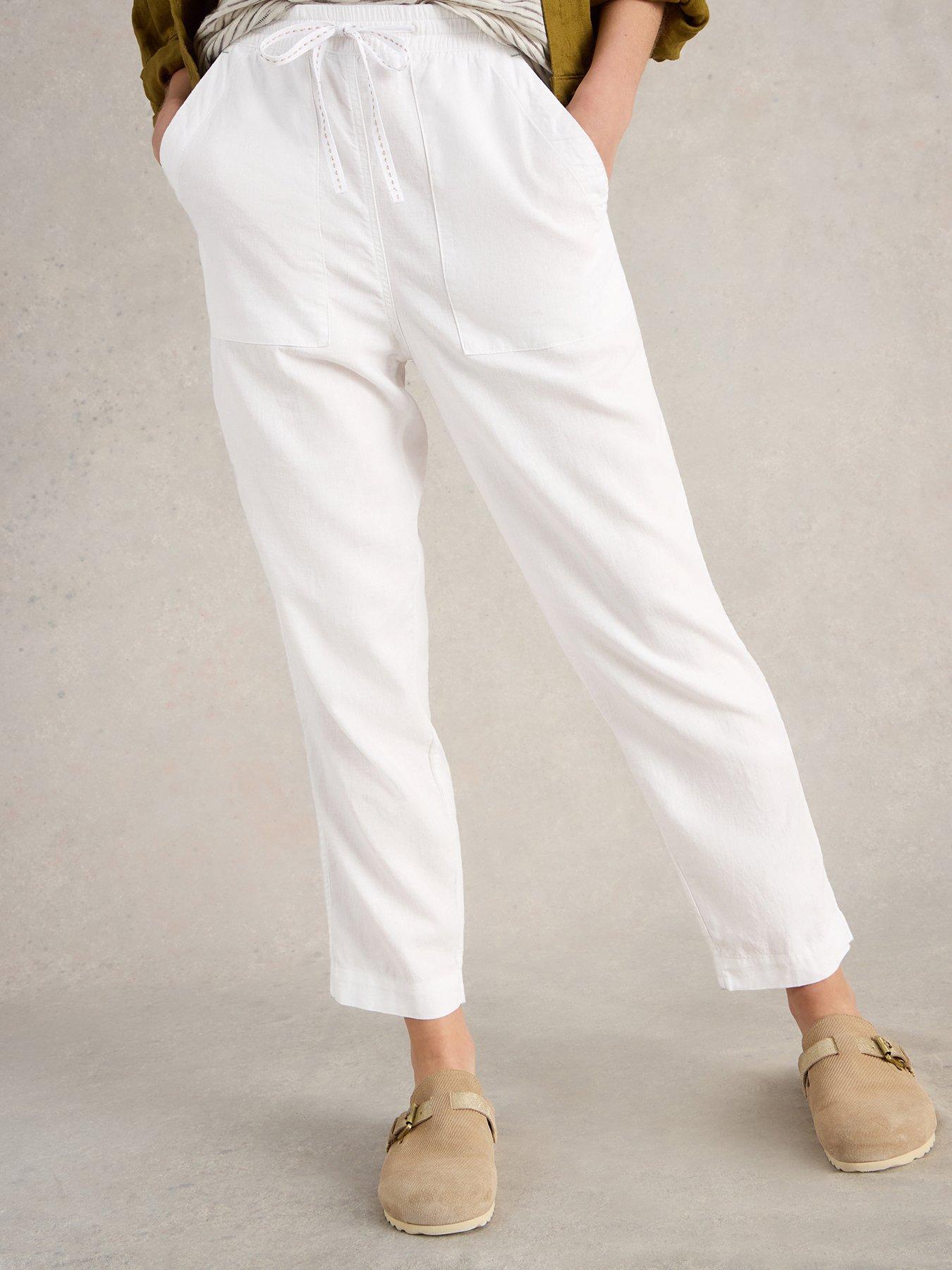 Image of White Stuff Elle Linen Blend Trouser