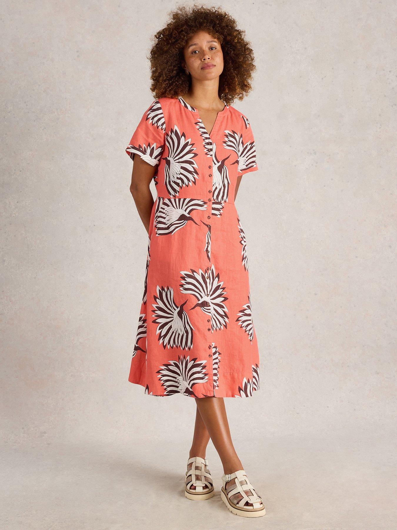 Image of White Stuff Iris Linen Dress