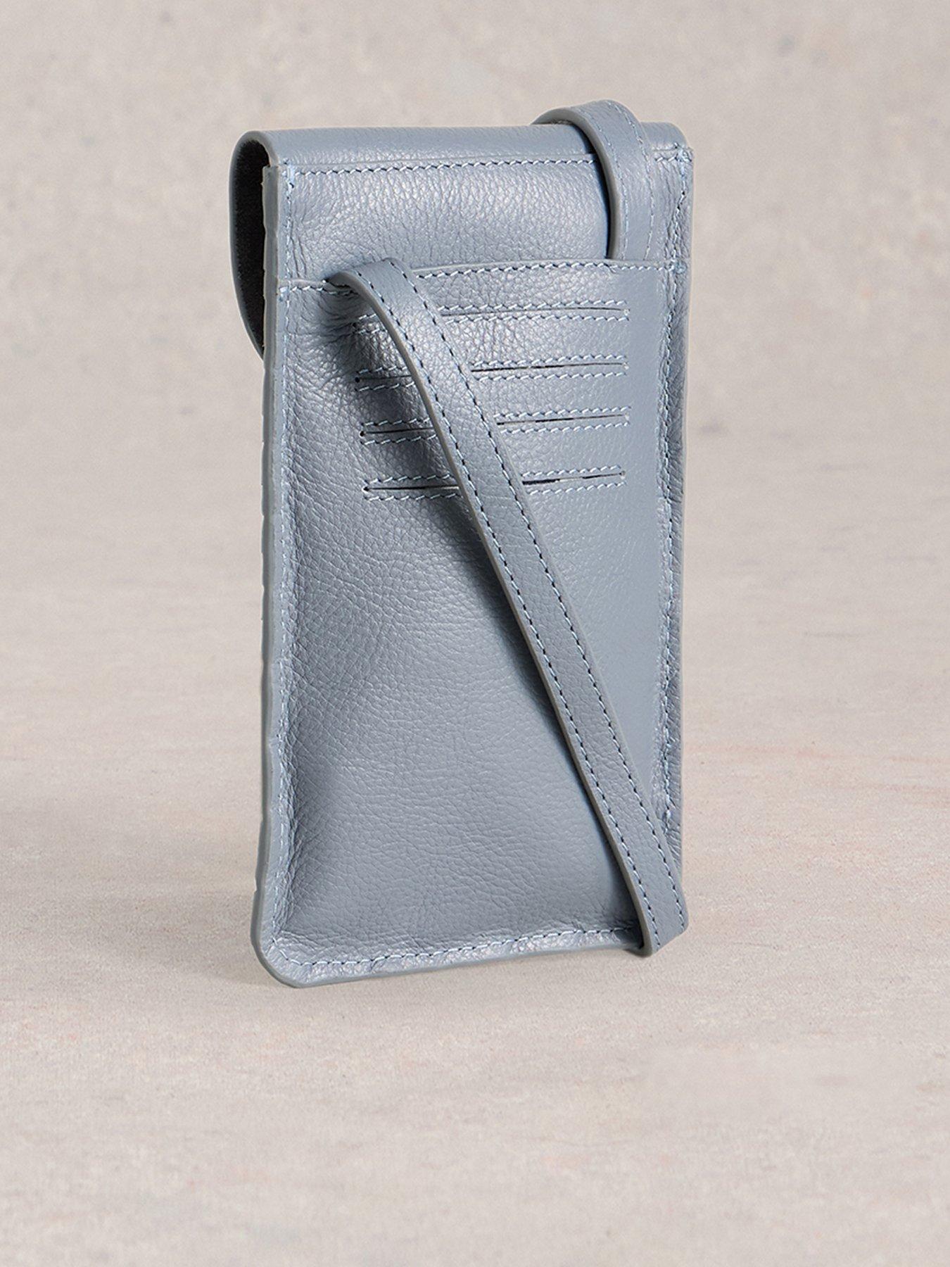Image 3 of 4 of White Stuff Coco Weave Phone Bag - Blue