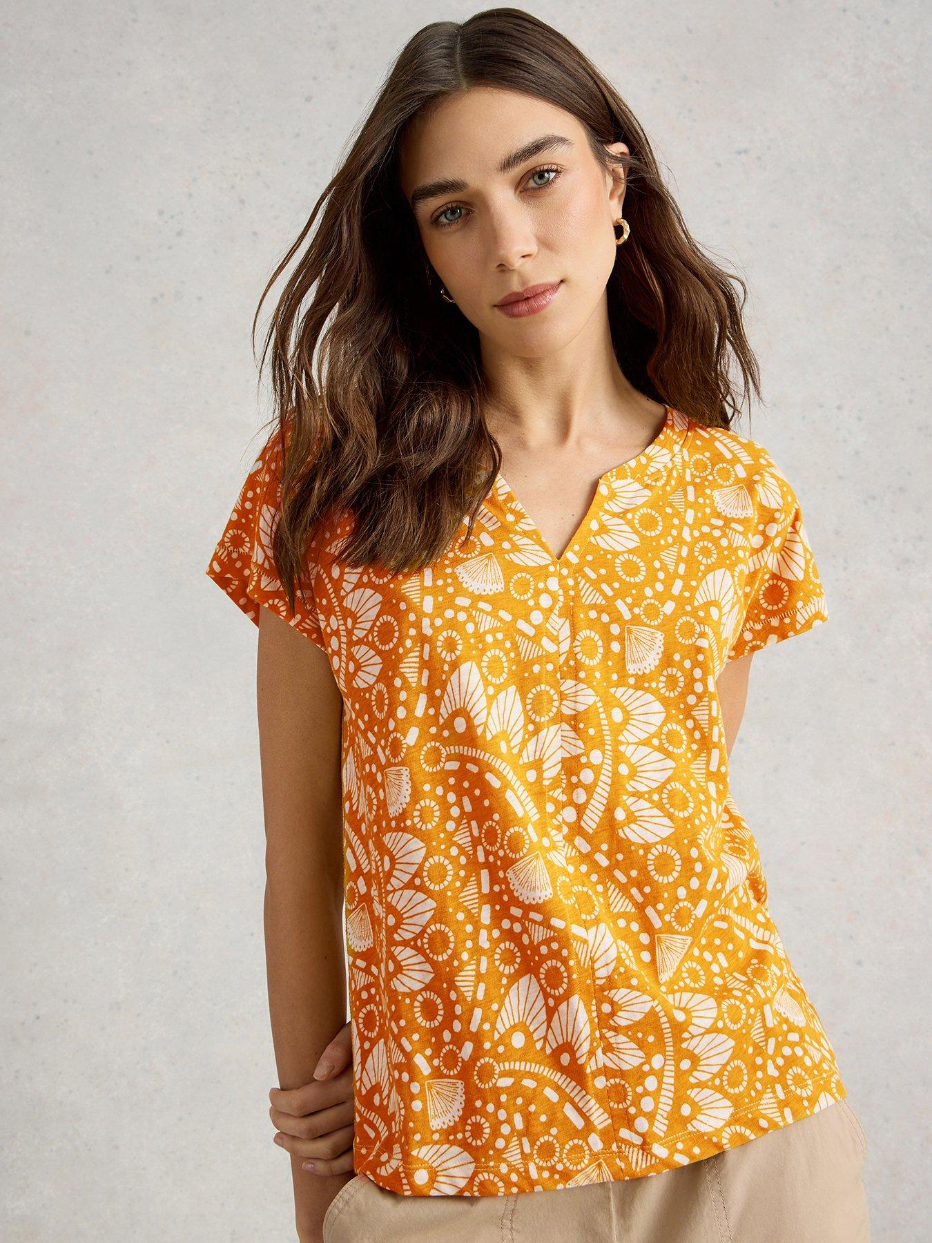 Image of White Stuff Nelly Notch Neck Tee