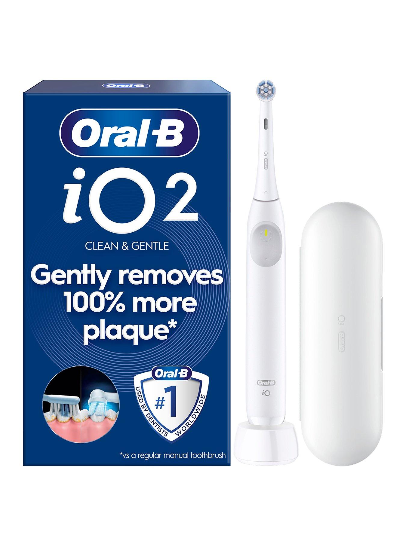 Image 1 of 7 of Oral-B Oral-B iO2 Simple White Electric Toothbrush + Travel Case