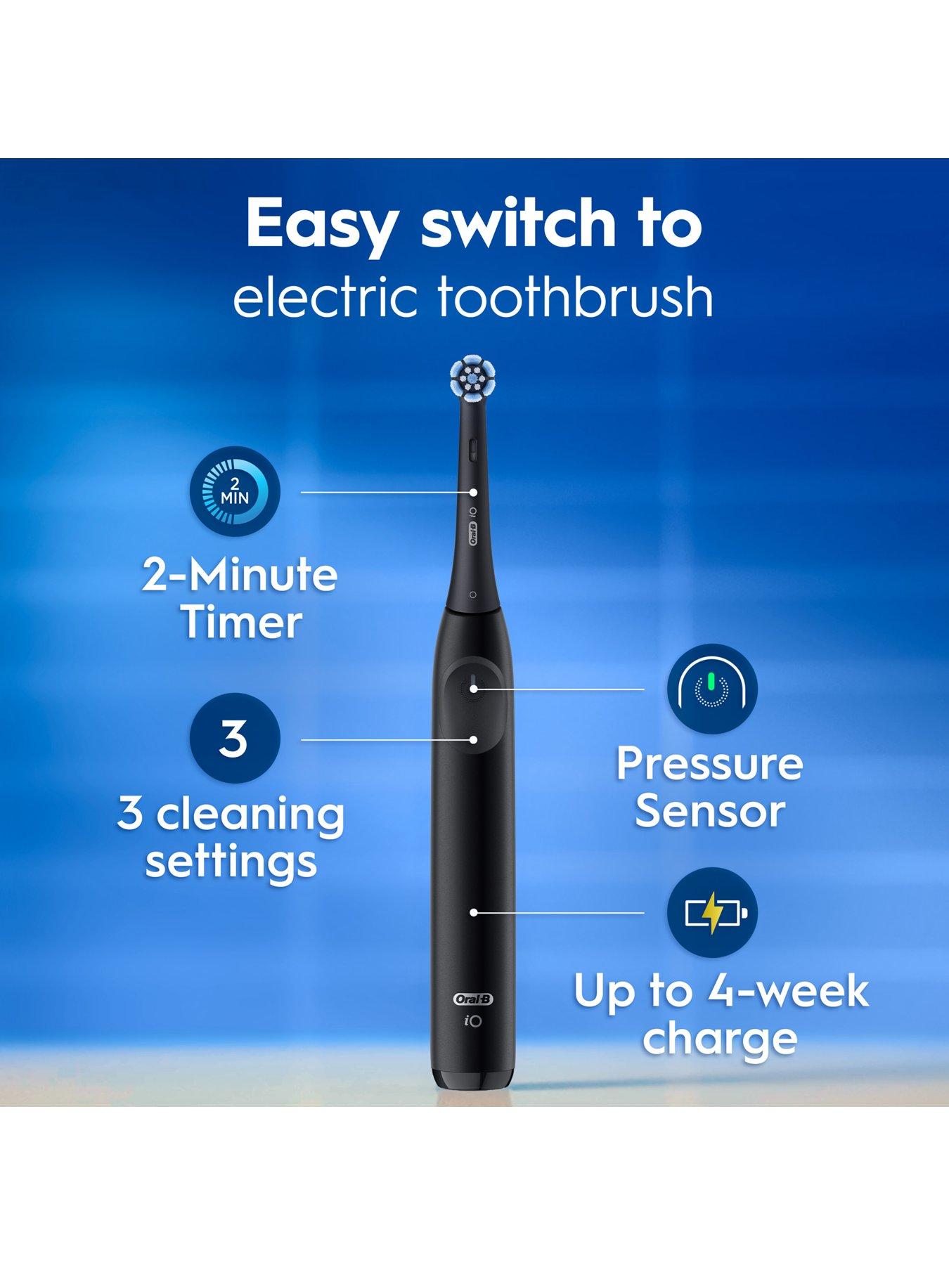 Image 3 of 8 of Oral-B Oral-B iO2 Night Black & Calm Pink Electric Toothbrushes