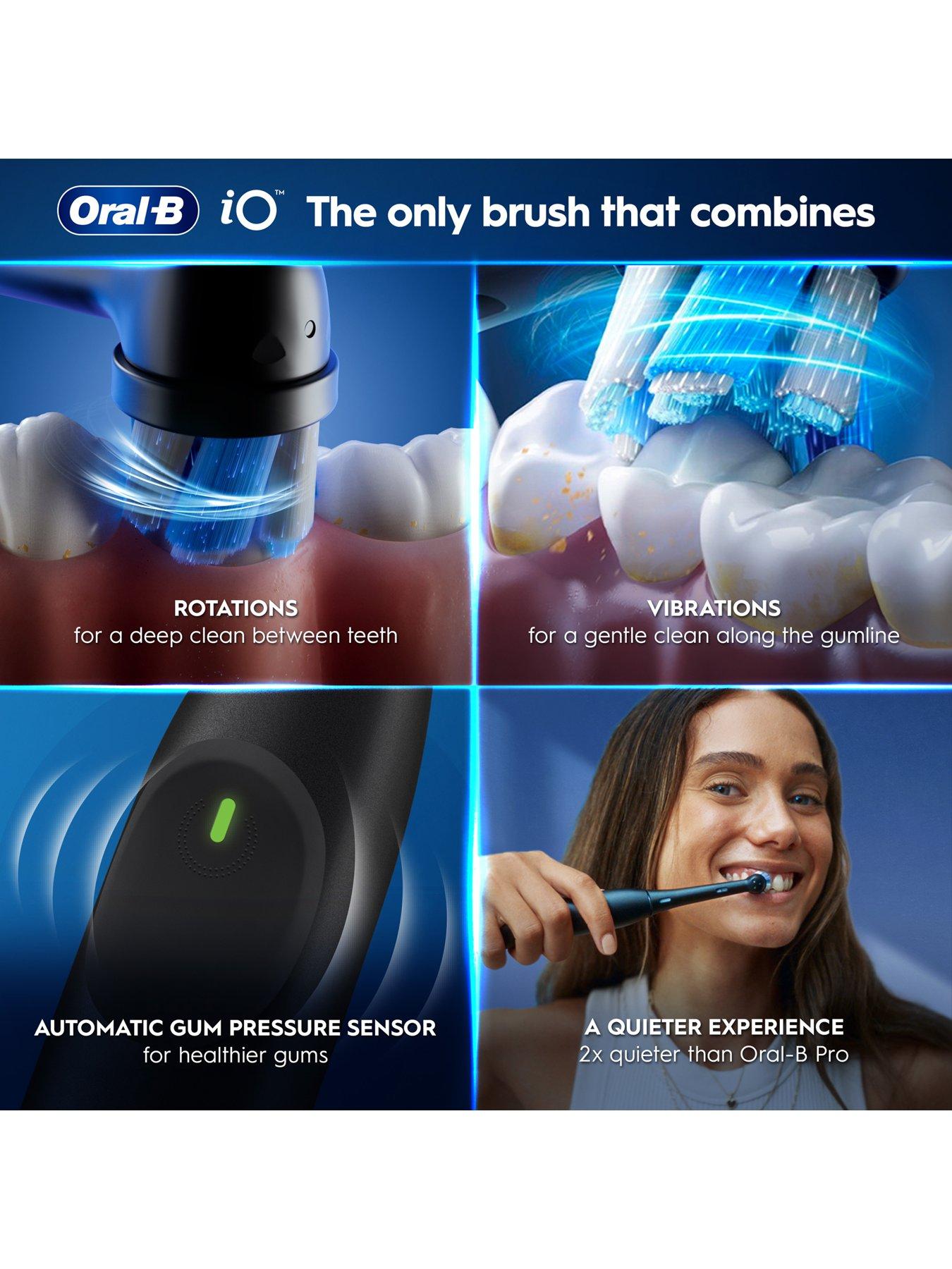 Image 4 of 8 of Oral-B Oral-B iO2 Night Black & Calm Pink Electric Toothbrushes