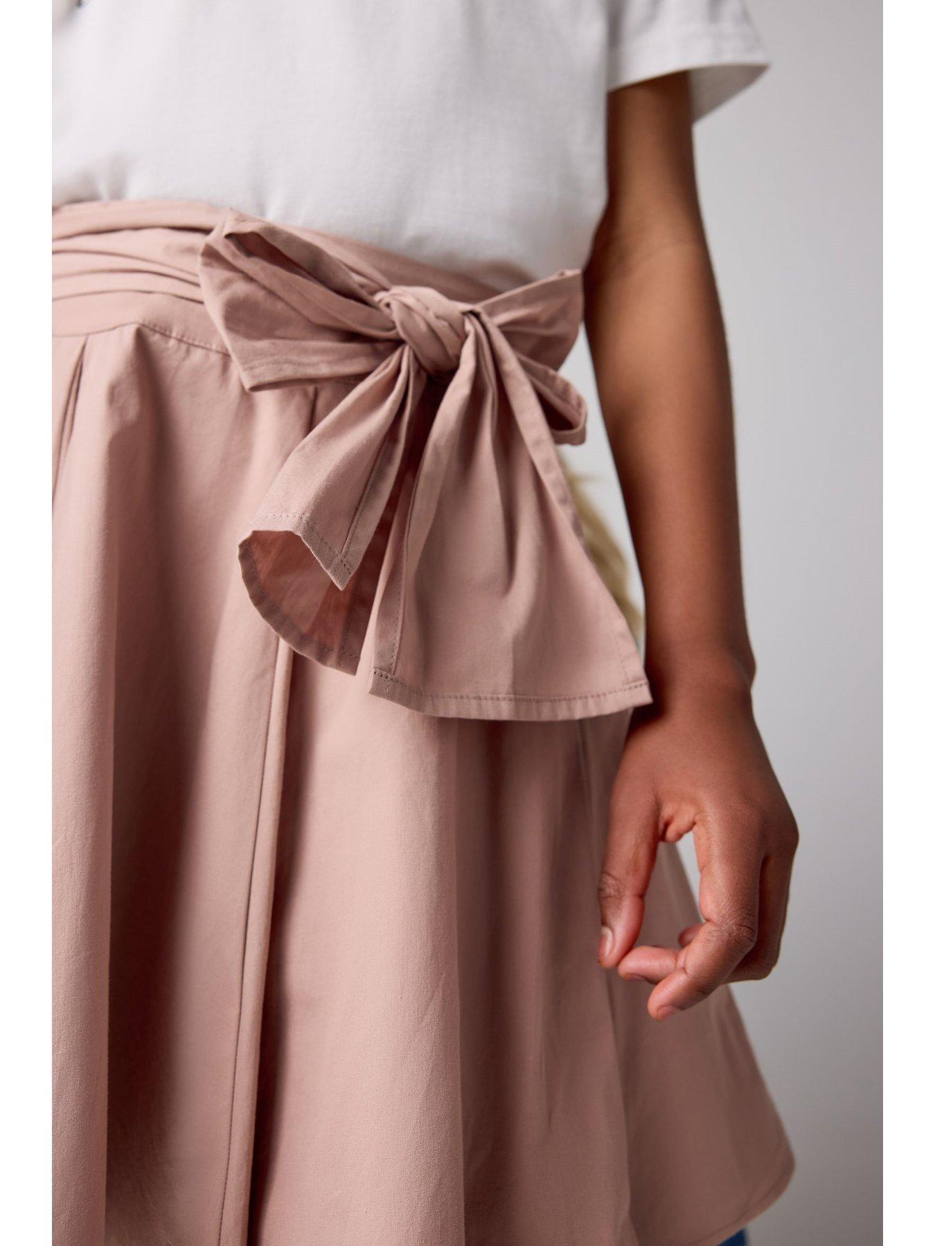 Image 2 of 6 of smALLSAINTS Girls Bow Skirt - Purple