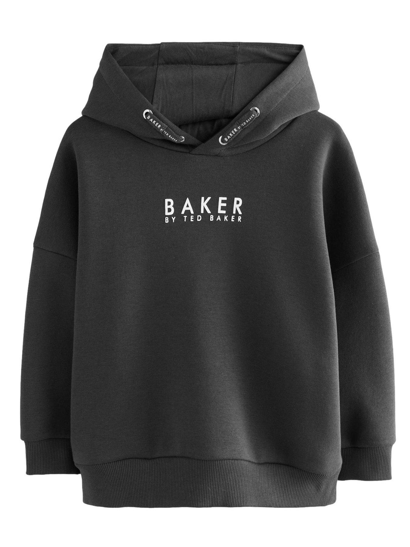 Image 1 of 4 of Ted Baker Boys Logo Hoodie - Grey
