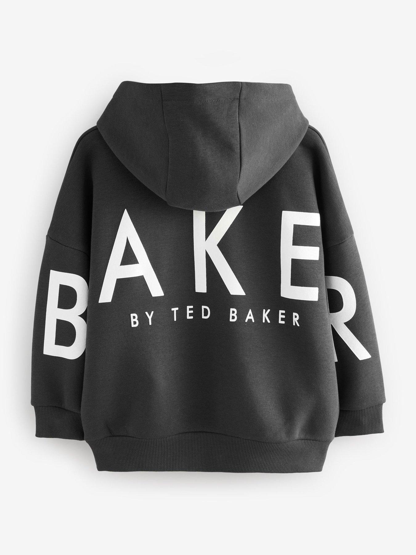 Image 2 of 4 of Ted Baker Boys Logo Hoodie - Grey
