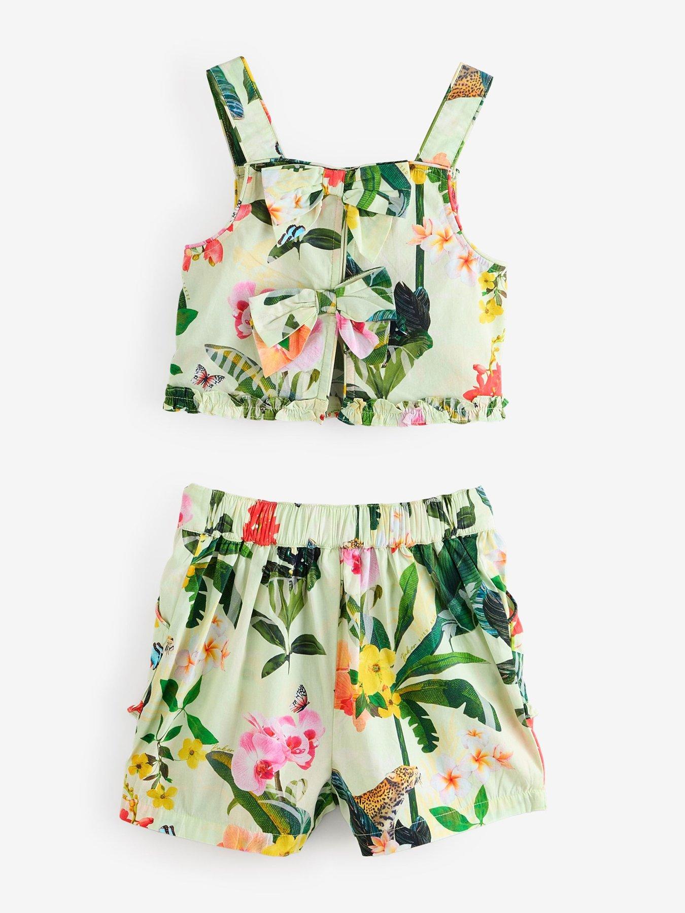 ted-baker-girls-tropical-print-top-and-short-set-multidetail