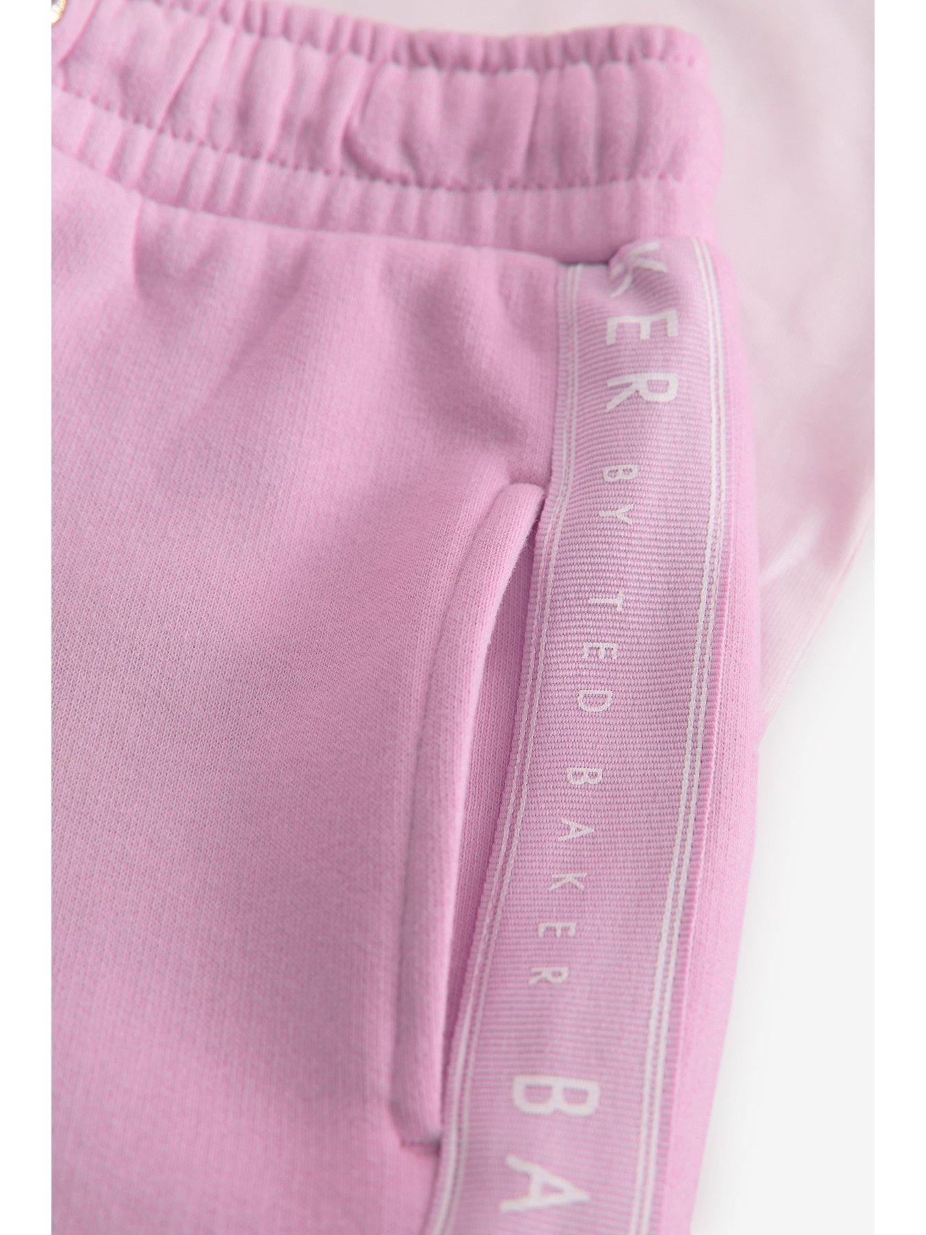 Image 4 of 6 of Ted Baker Butterfly Top &amp; Short Set - Pink