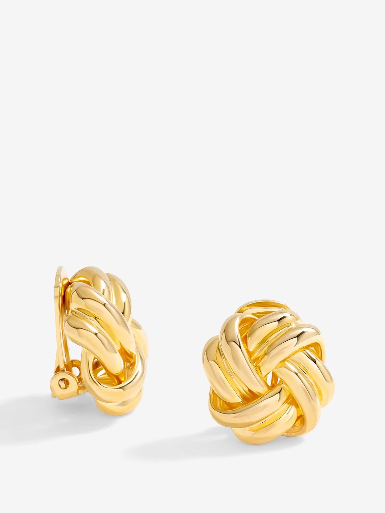 jon-richard-jon-richard-gold-plated-polished-knot-clip-earrings