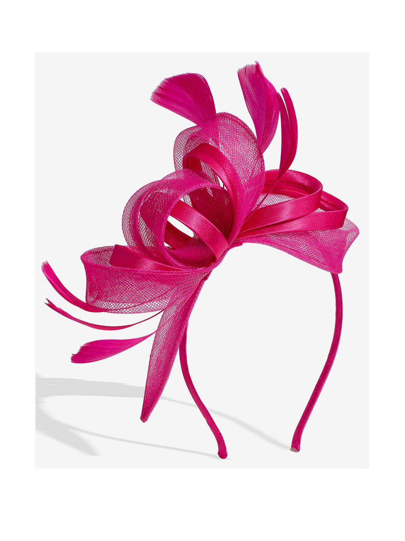 Image of Jon Richard Jon Richard Fushia Medium Fascinator